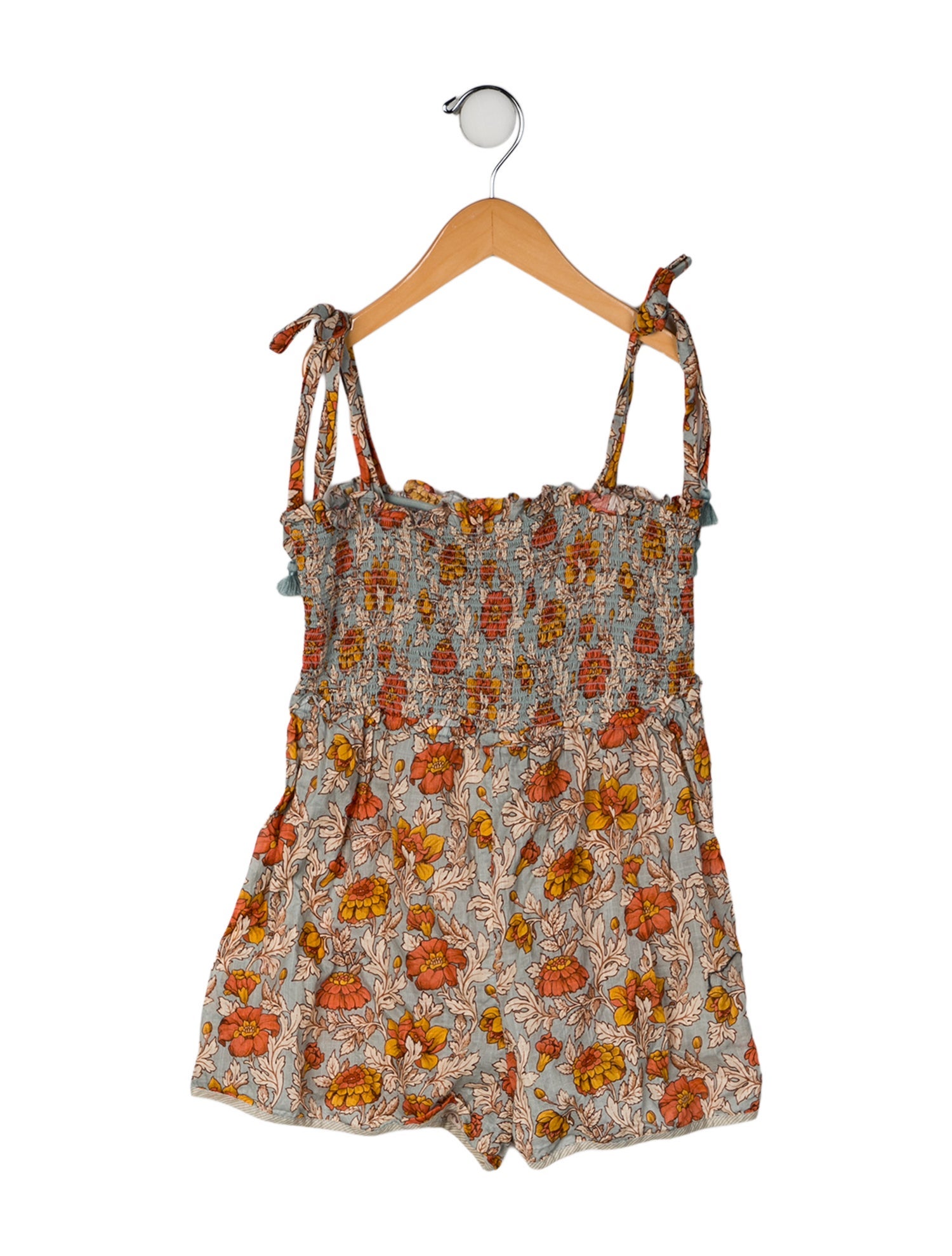 Zimmermann Girls' Floral printed Sleeveless Romper