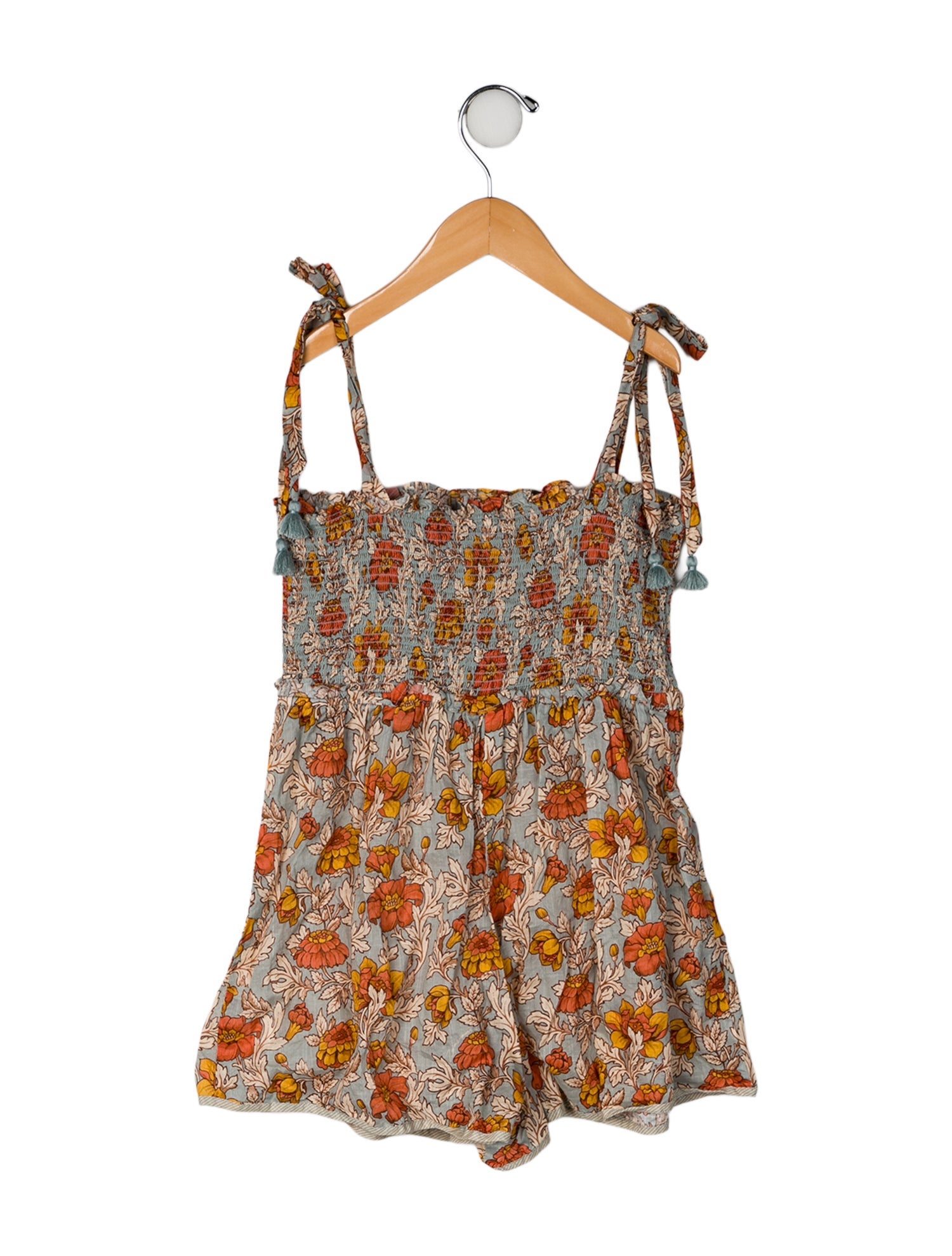 Zimmermann Girls' Floral printed Sleeveless Romper