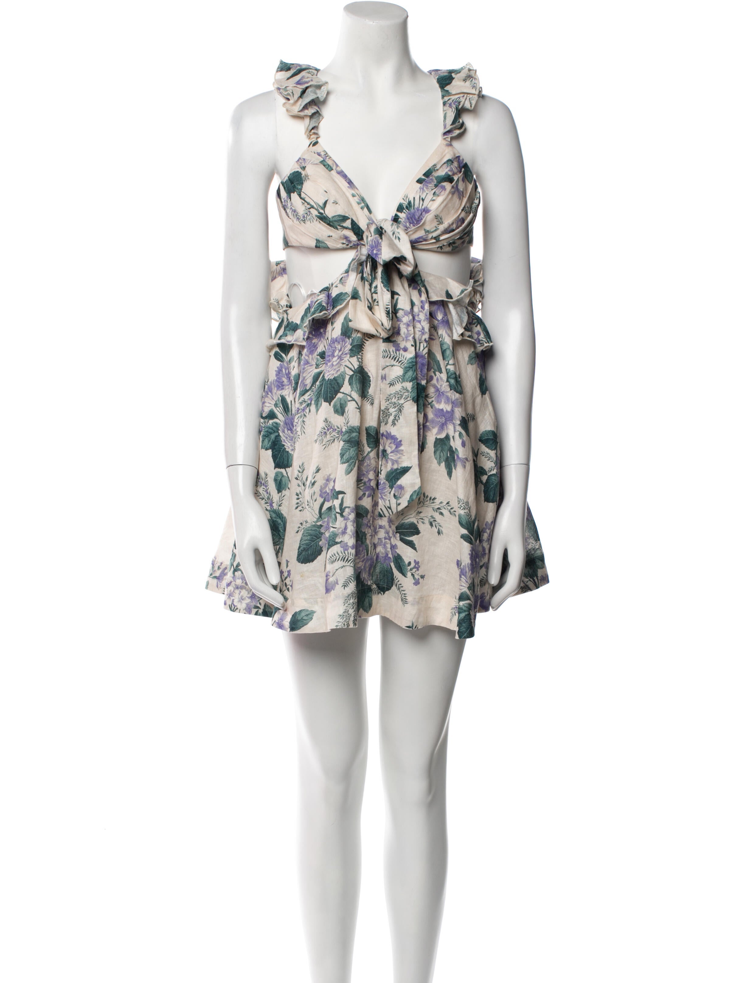 Zimmermann Linen Mini Dress