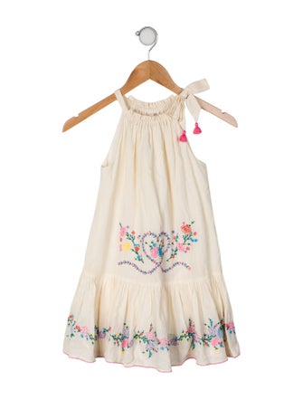 Zimmermann Toddler Girls' Floral Embroidered Sleeveless Dress