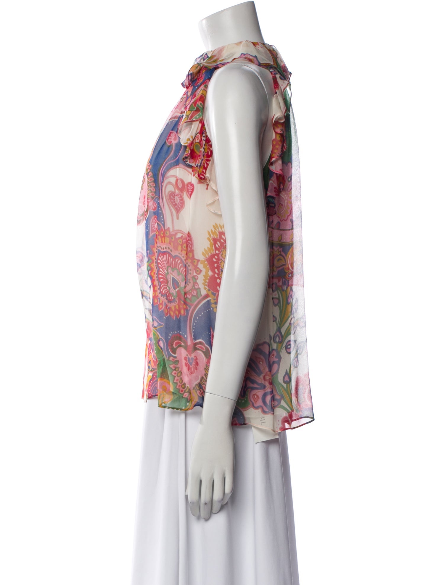 Zimmermann Silk Floral Print Blouse