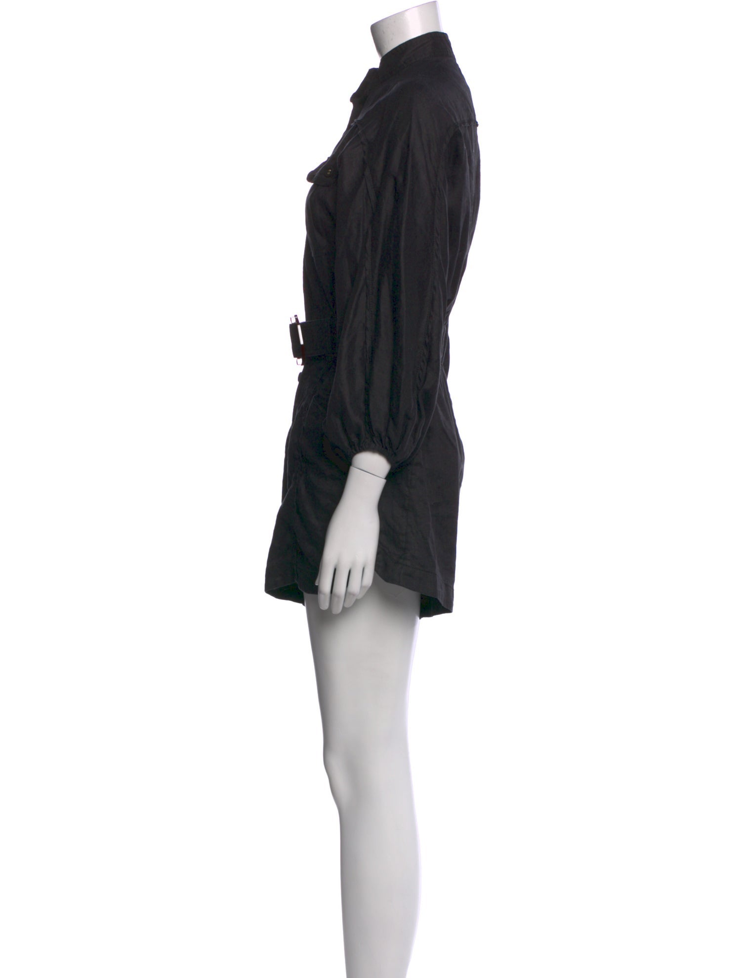 Zimmermann Linen Mock Neck Romper