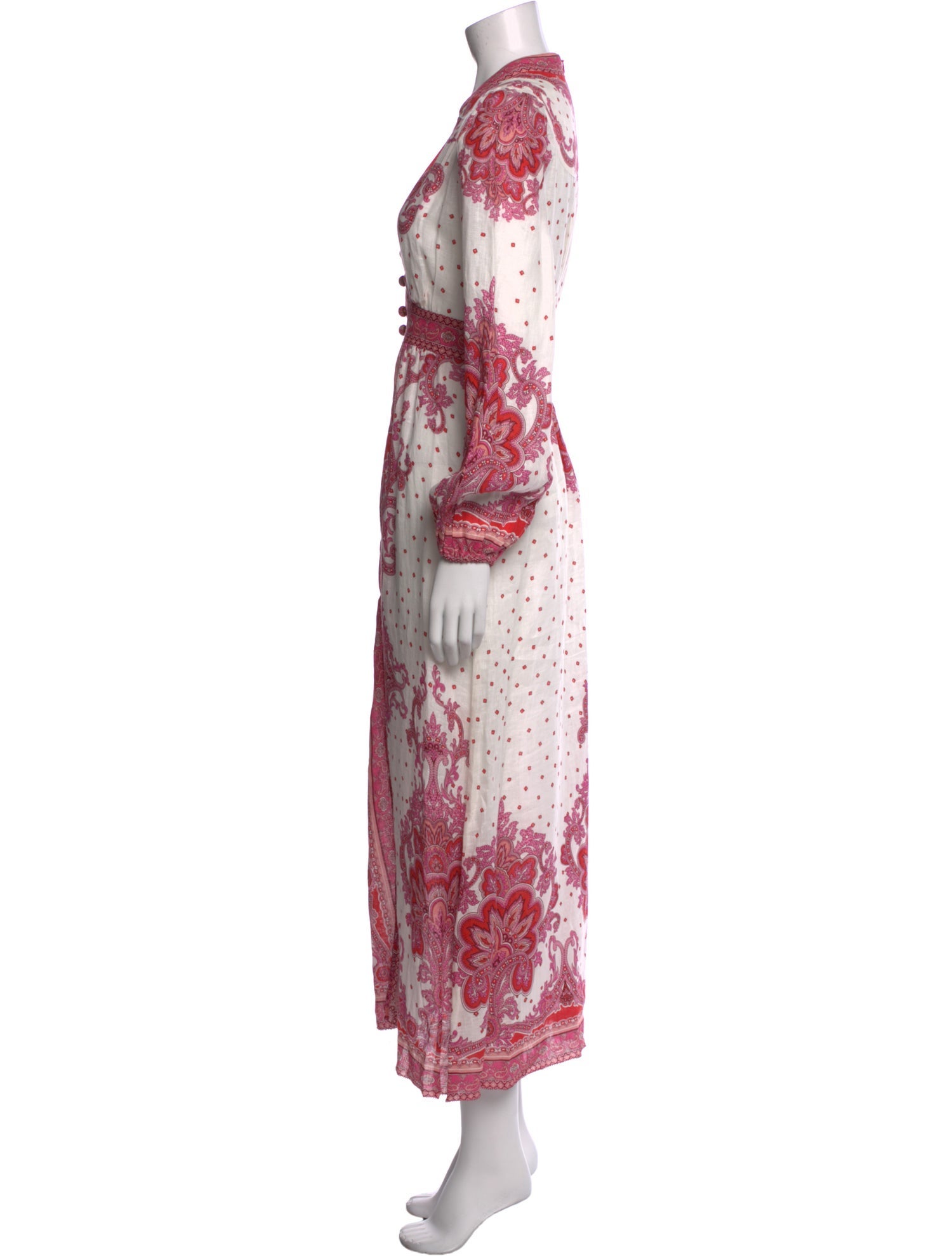 Zimmermann Paisley Print Long Dress