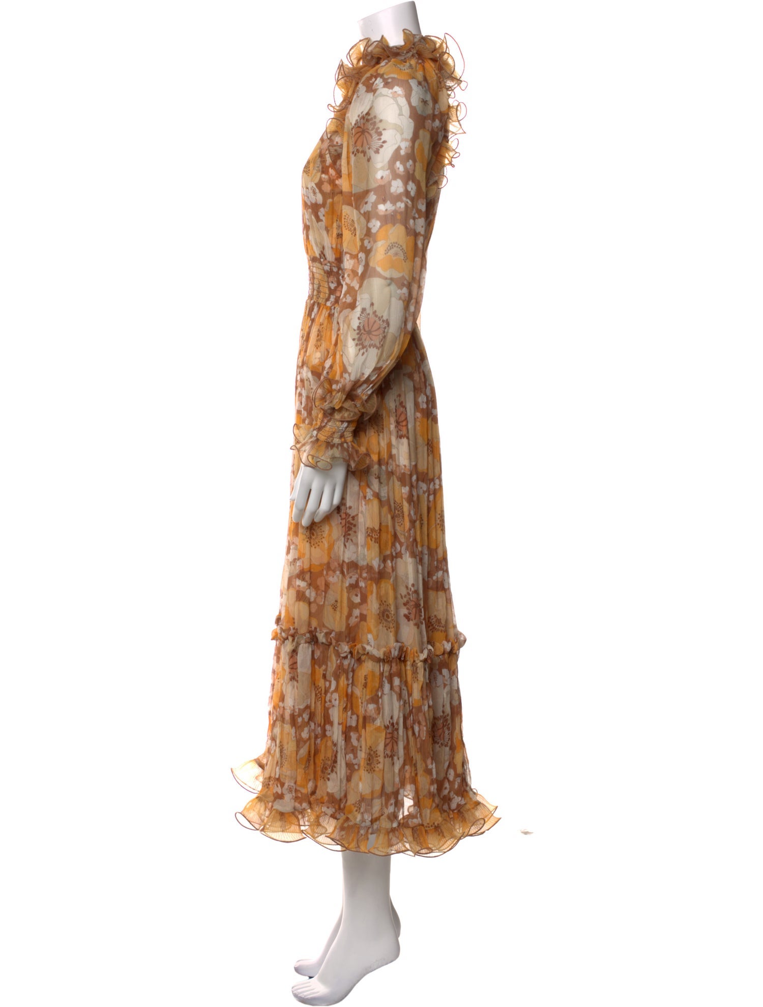 Zimmermann Floral Print Long Dress