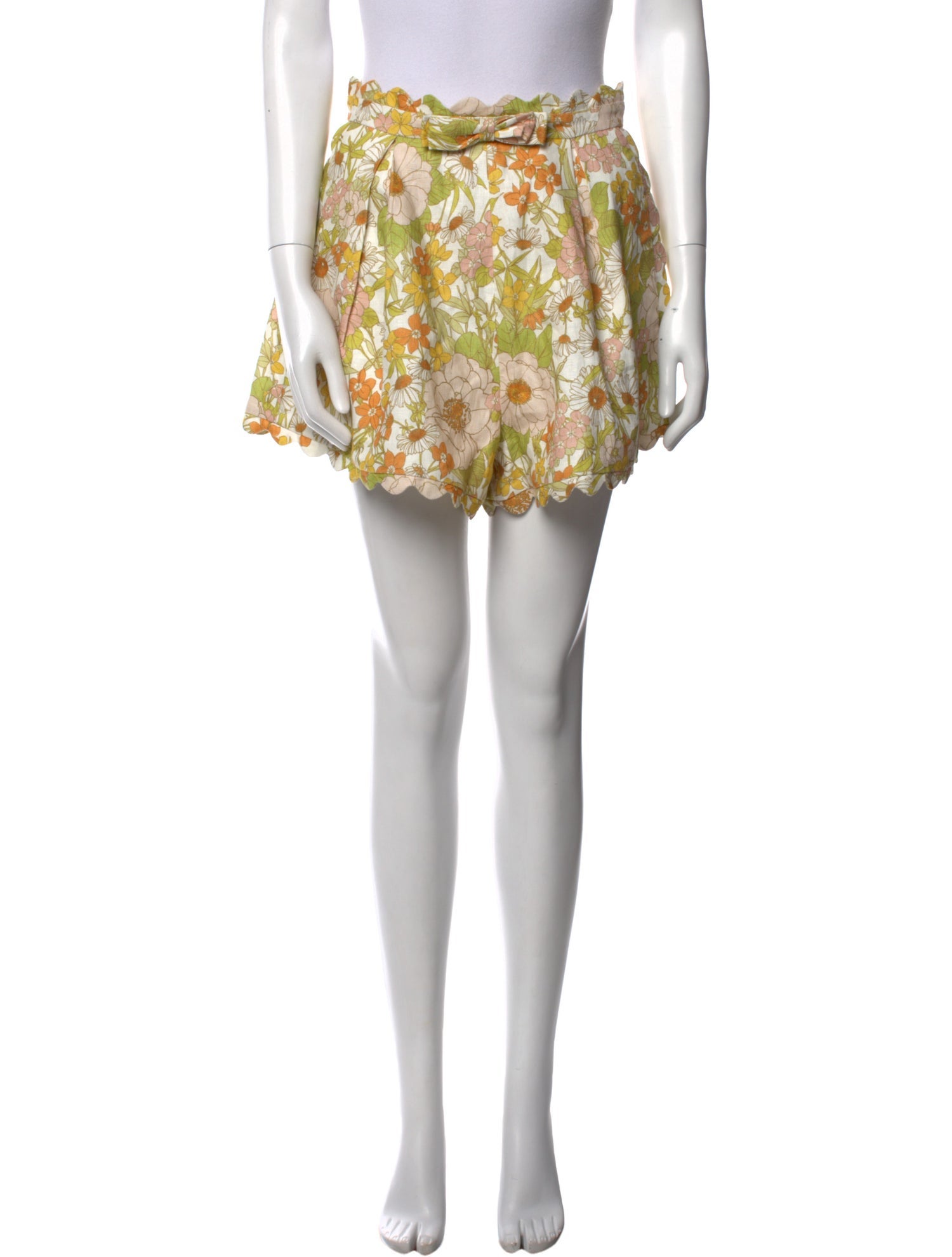 Zimmermann Linen Mini Shorts