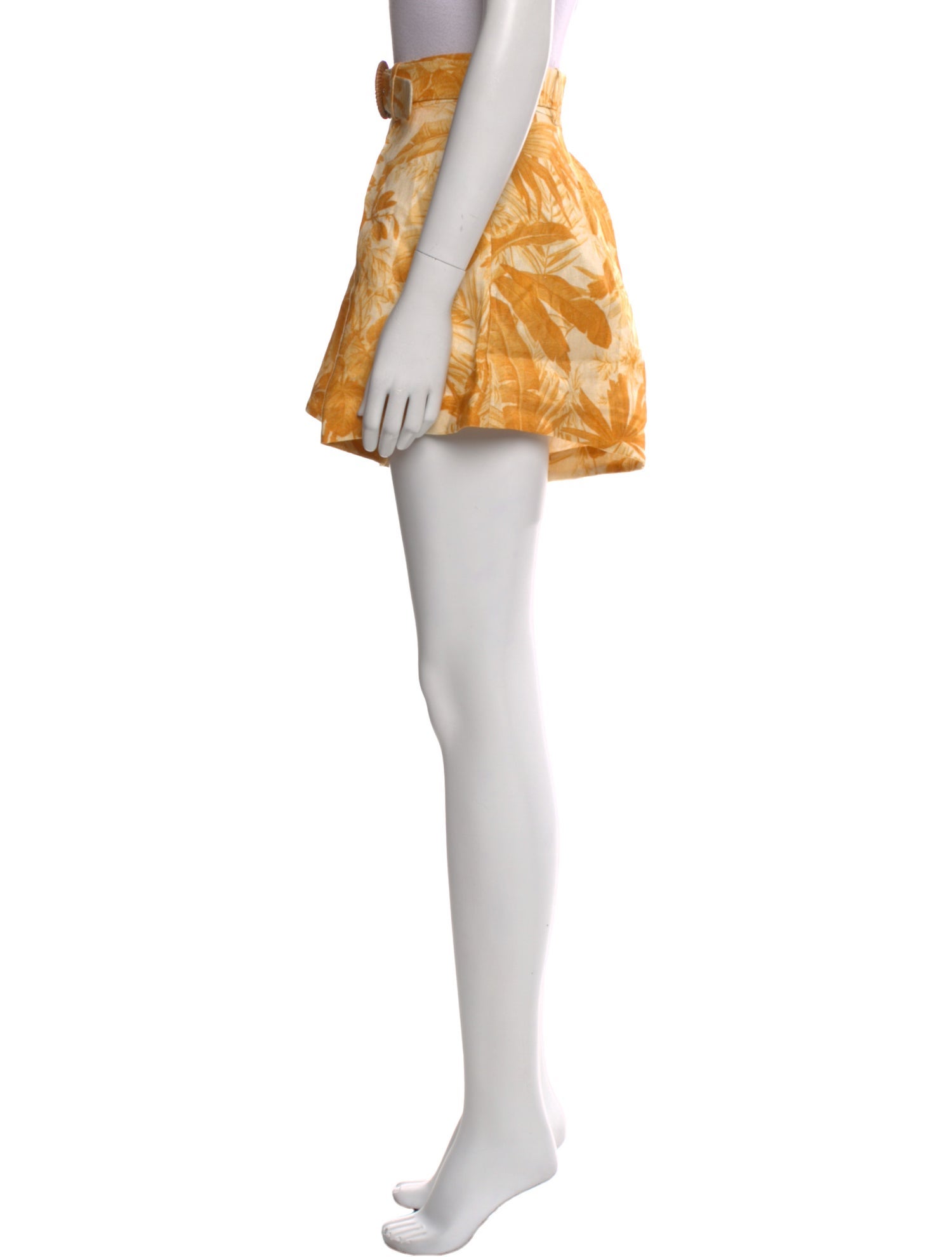 Zimmermann Linen Mini Shorts