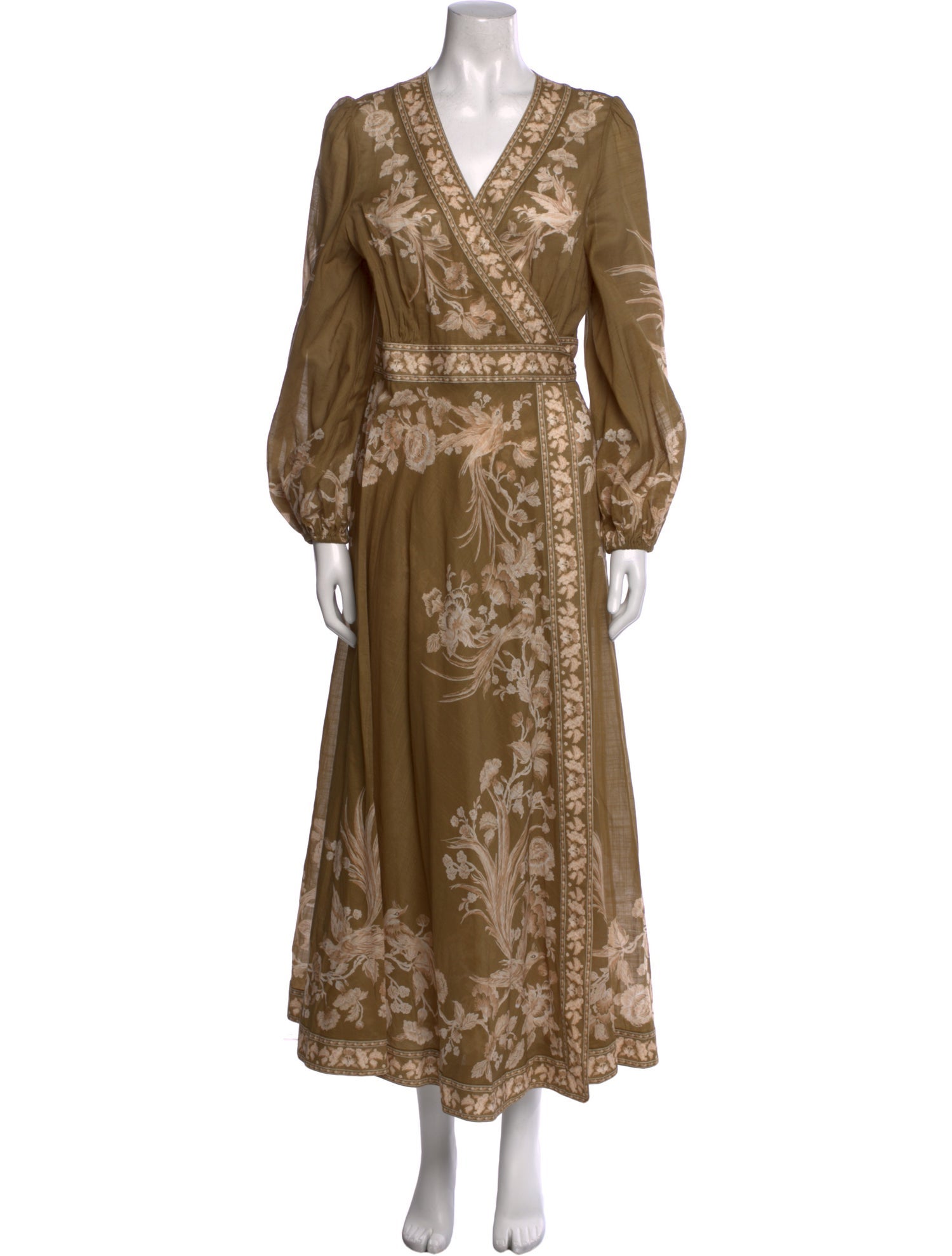 Zimmermann Floral Print Long Dress