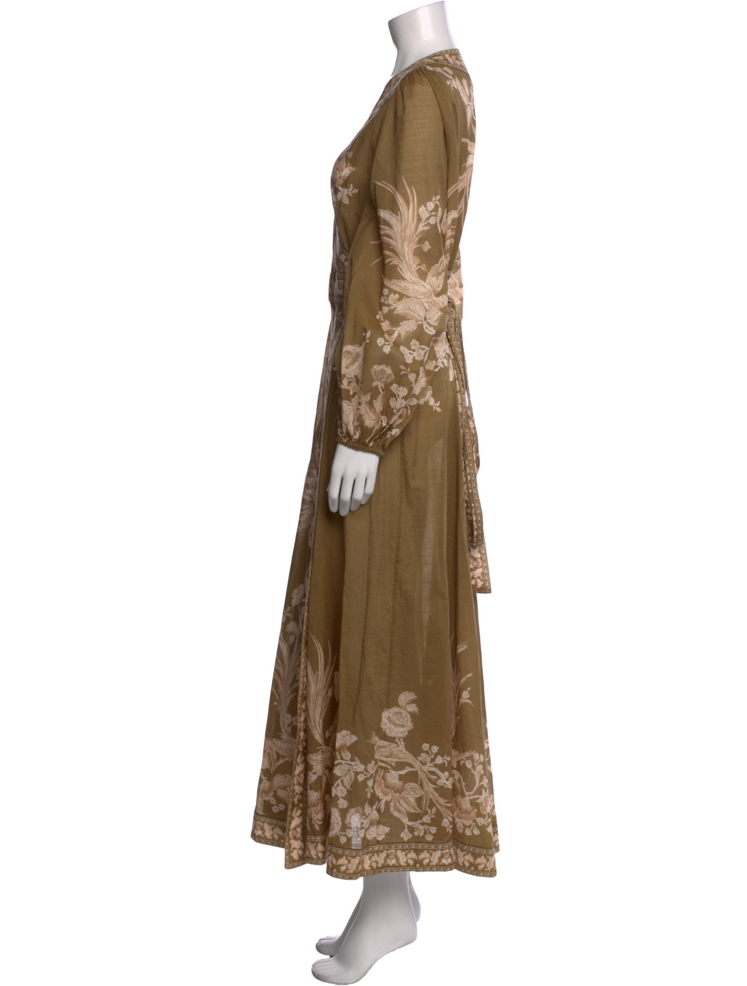 Zimmermann Floral Print Long Dress