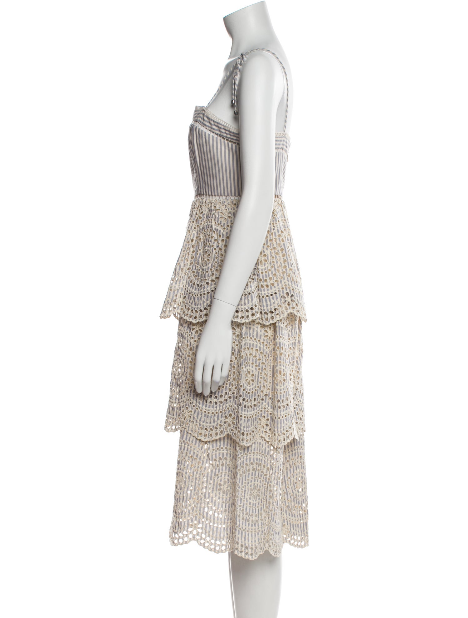 Zimmermann Striped Knee-Length Dress