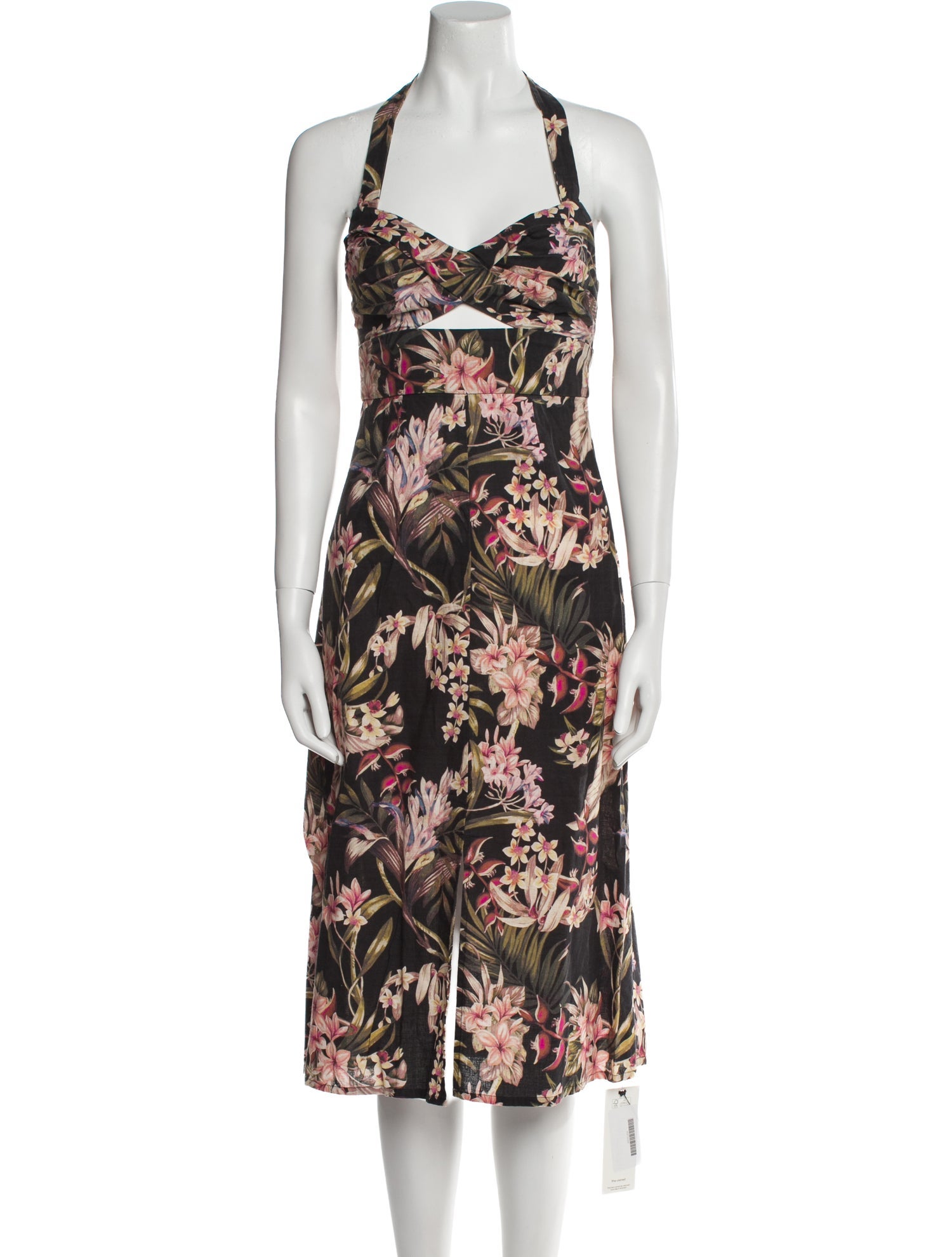 Zimmermann Floral Print Knee-Length Dress