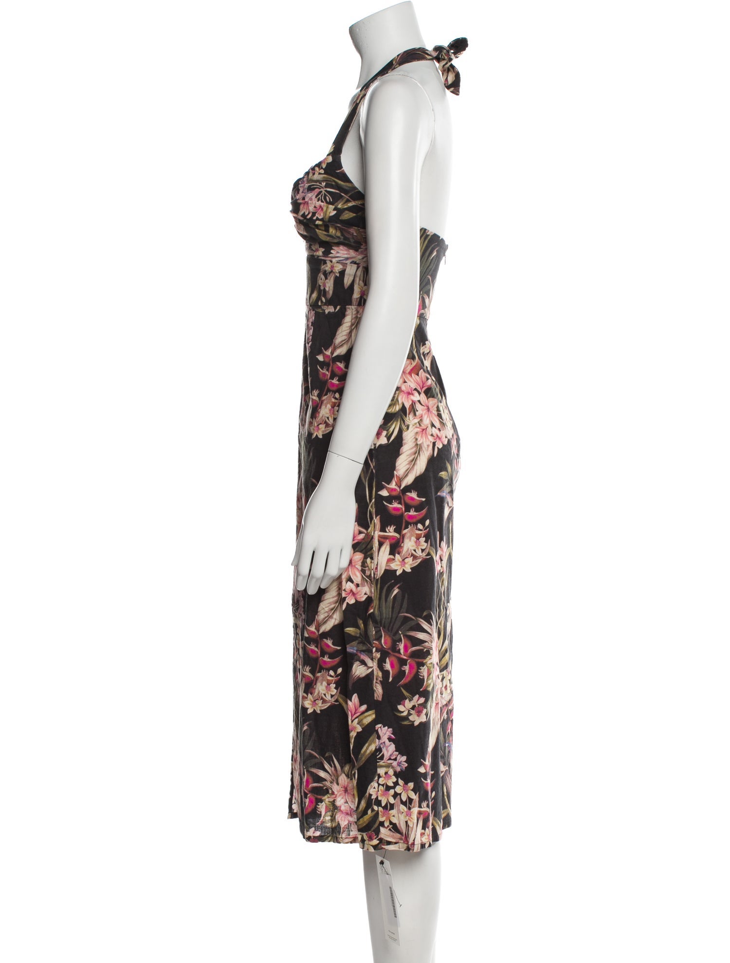 Zimmermann Floral Print Knee-Length Dress