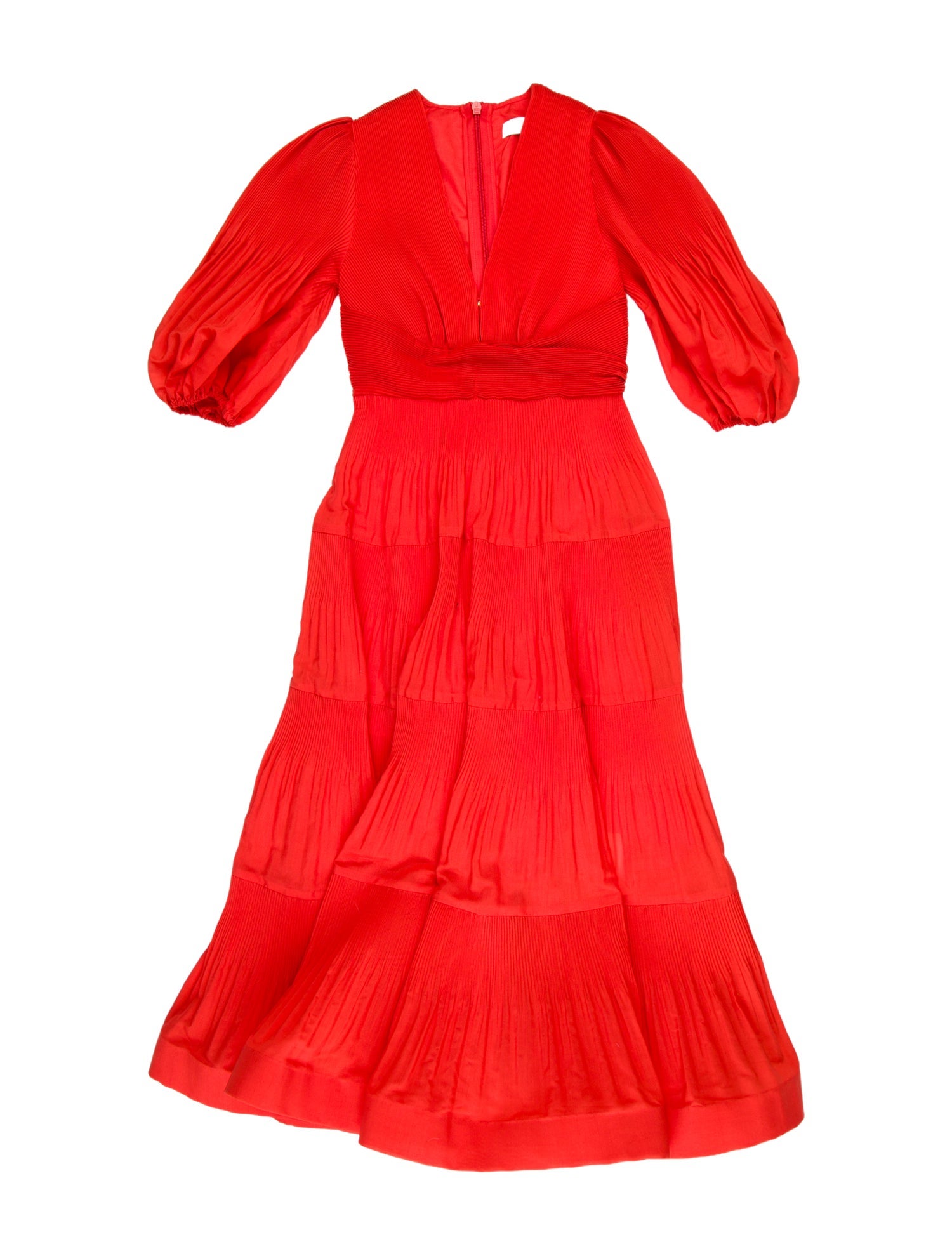 Zimmermann Mock Neck Midi Length Dress