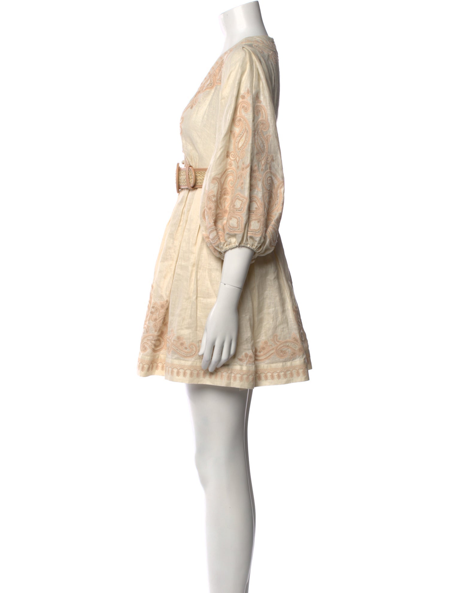 Zimmermann Linen Mini Dress