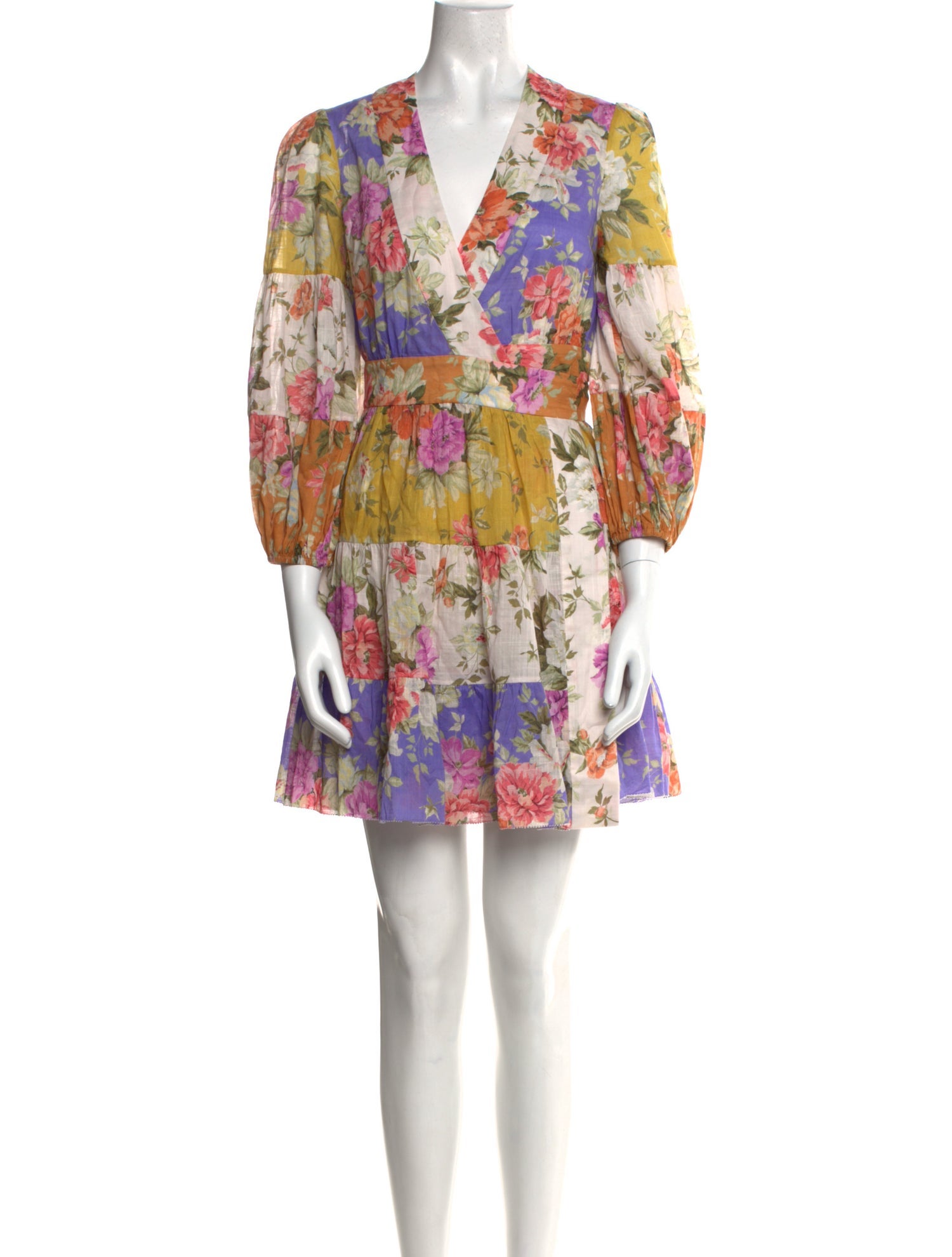 Zimmermann Floral Print Mini Dress