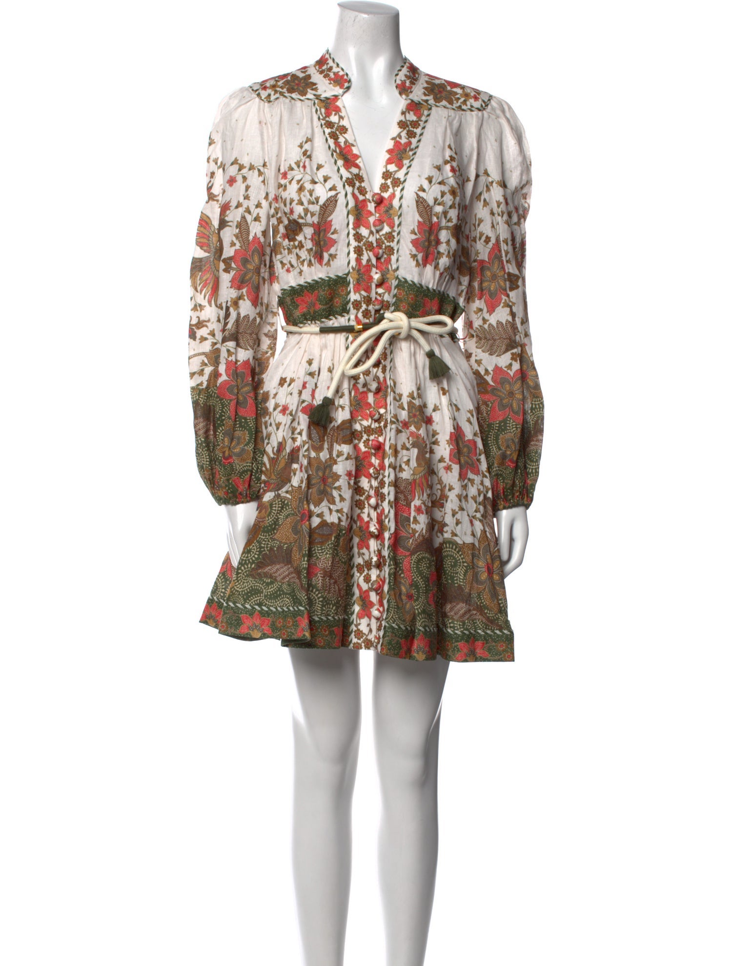 Zimmermann Linen Mini Dress