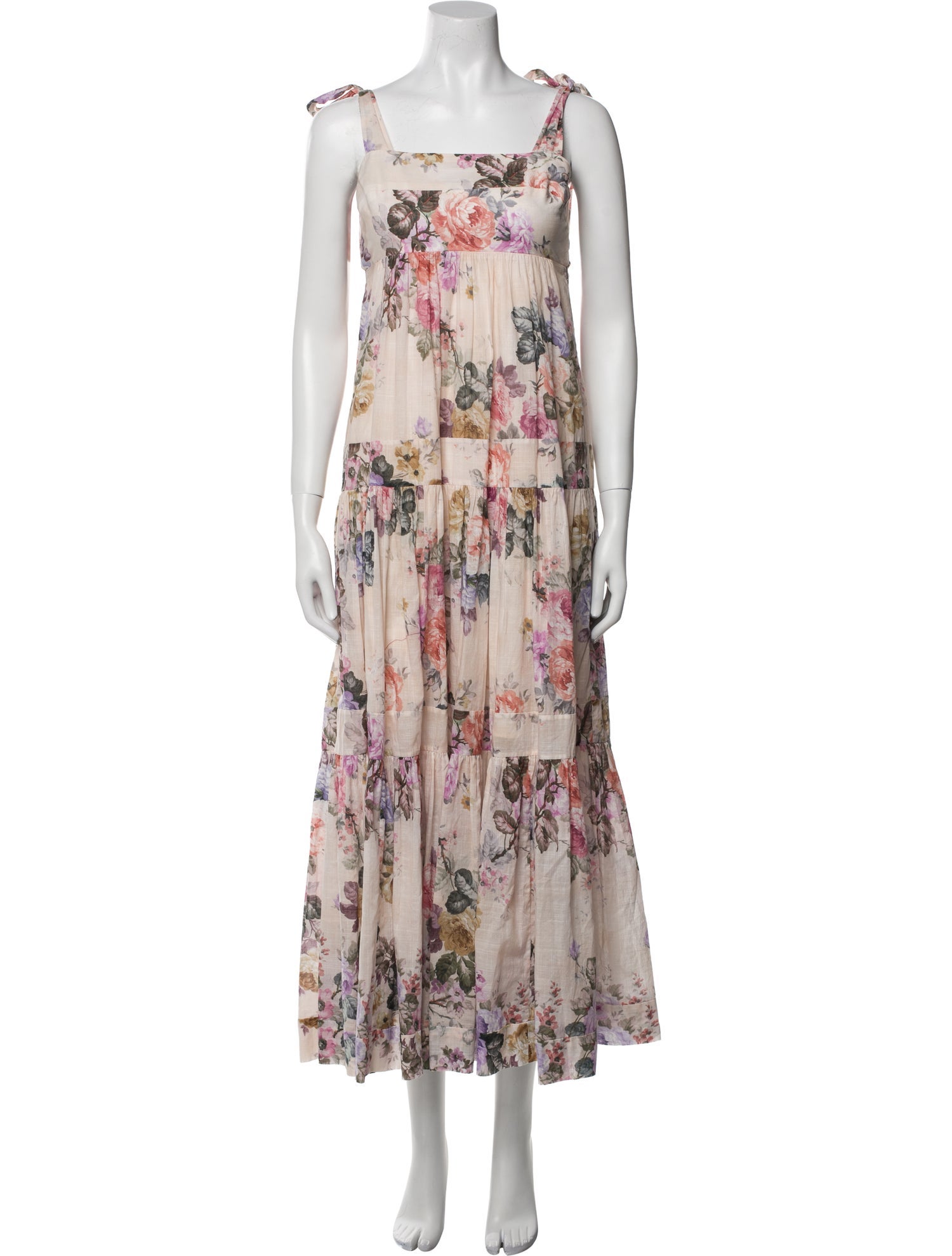 Zimmermann Floral Print Long Dress