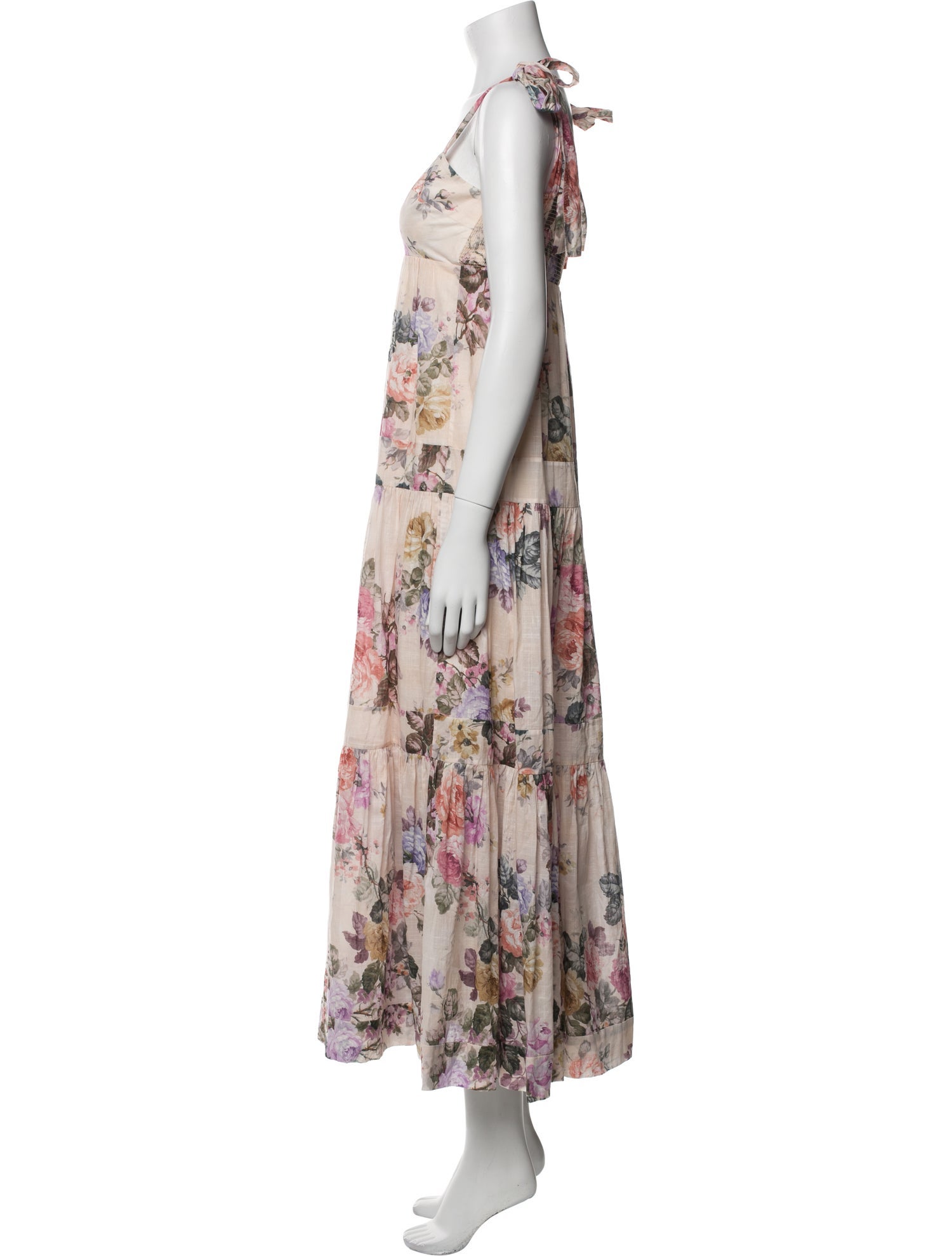 Zimmermann Floral Print Long Dress