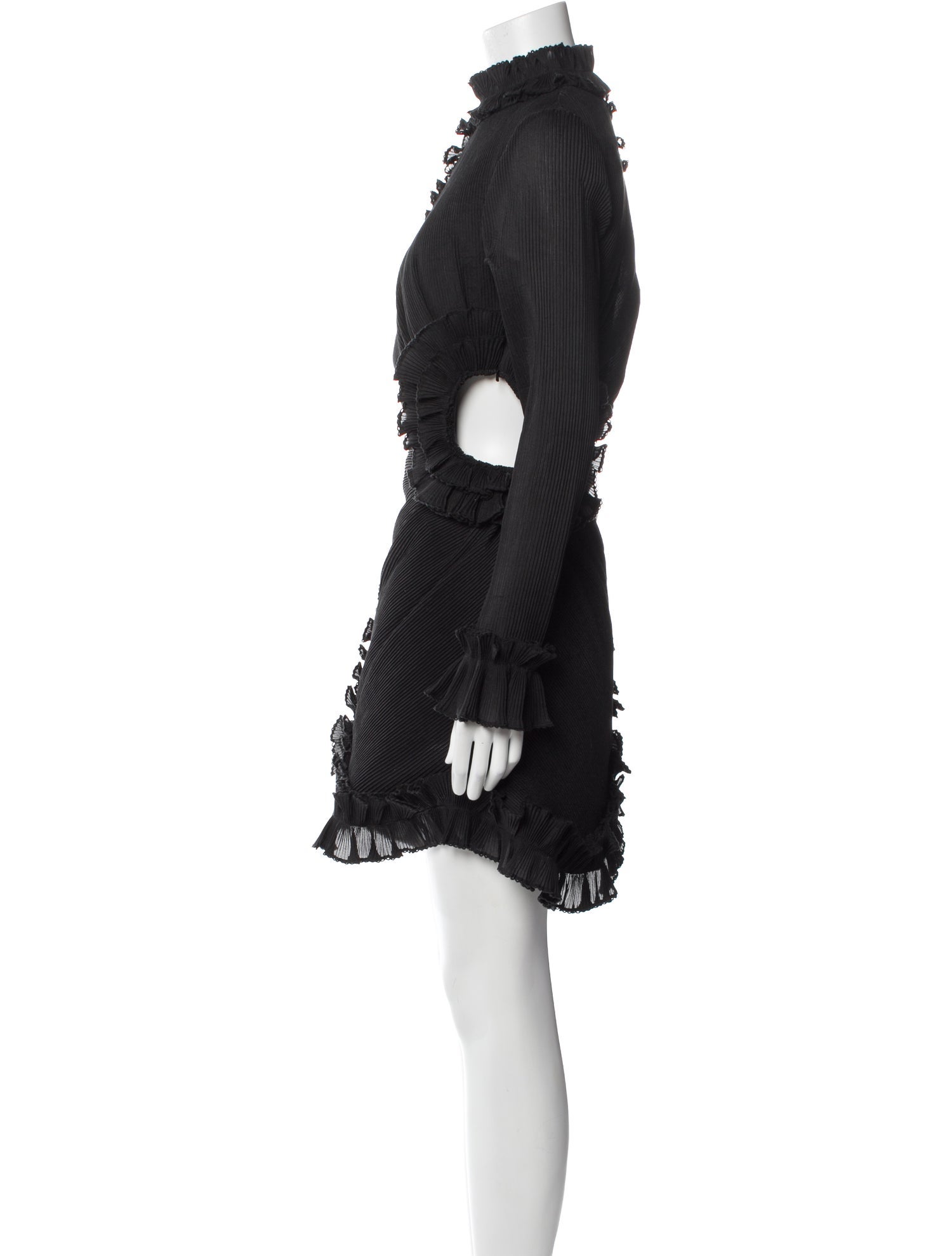 Zimmermann Mock Neck Mini Dress