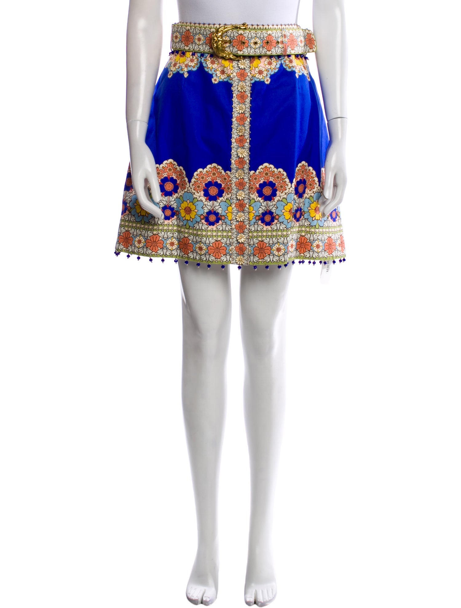 Zimmermann Printed Mini Skirt w/ Tags