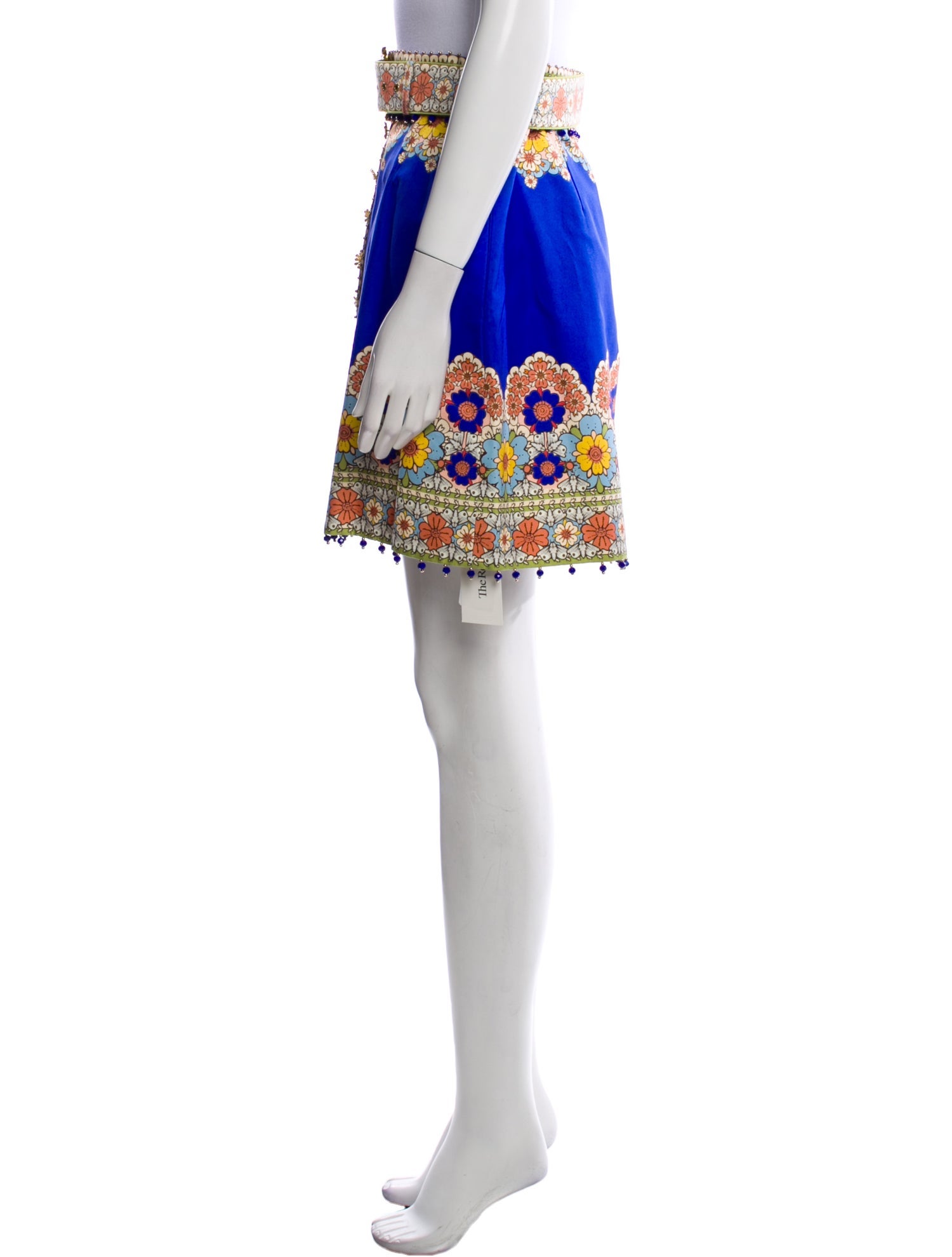 Zimmermann Printed Mini Skirt w/ Tags