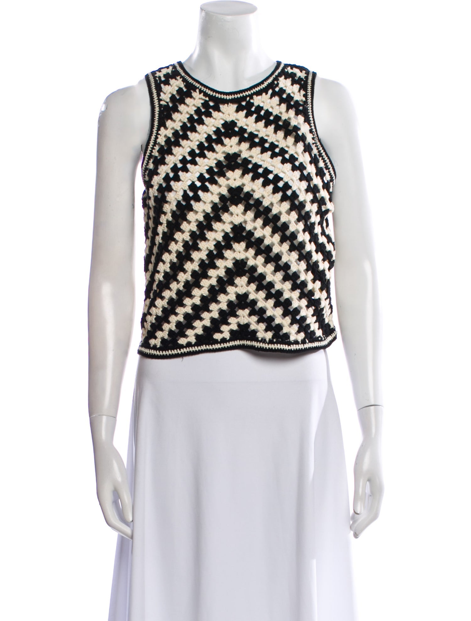 Zimmermann Printed Scoop Neck Crop Top w/ Tags