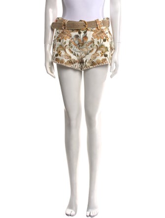 Zimmermann Linen Mini Shorts