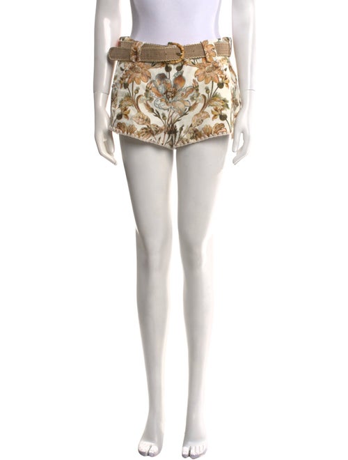 Zimmermann Linen Mini Shorts