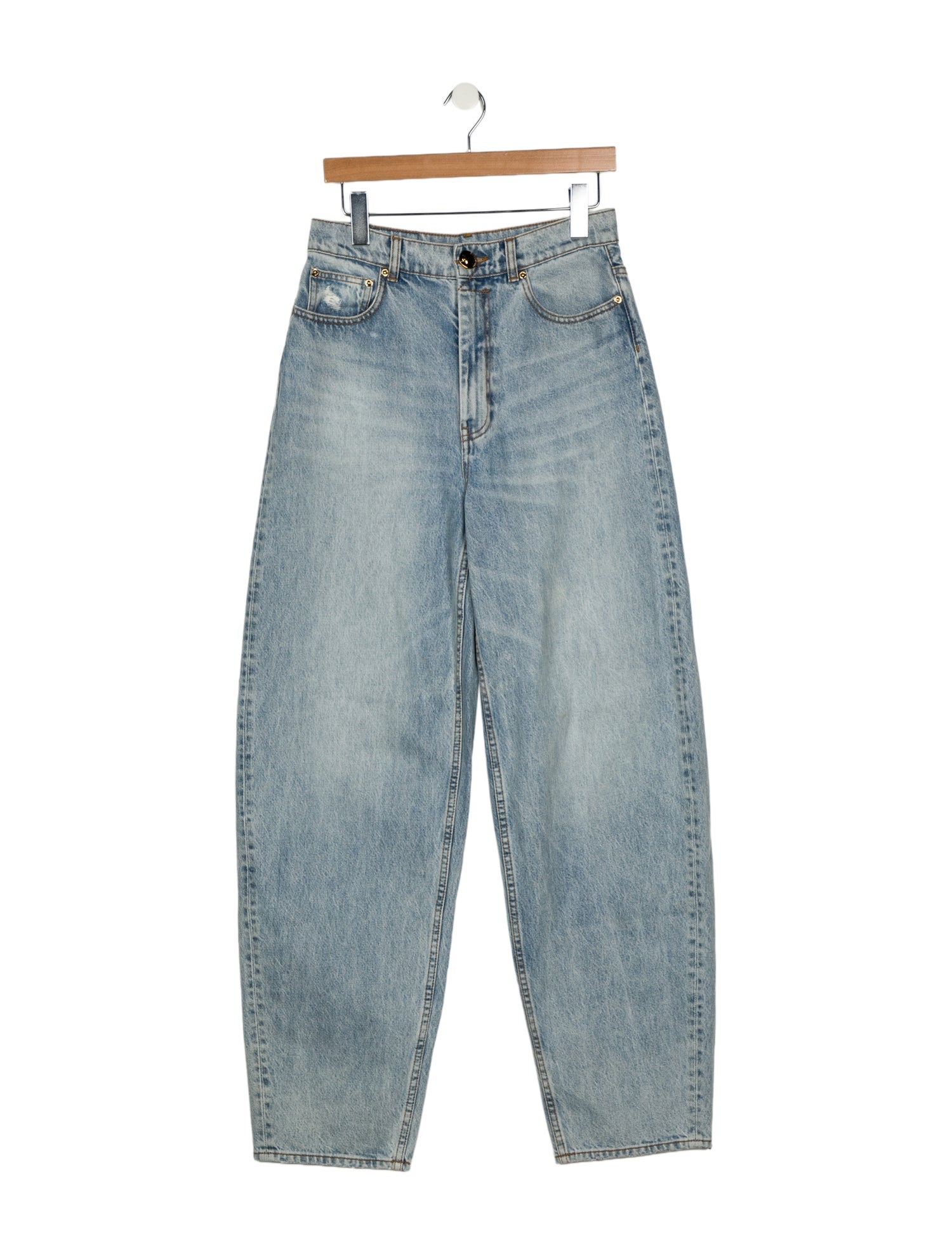 Zimmermann High-Rise Straight Leg Jeans