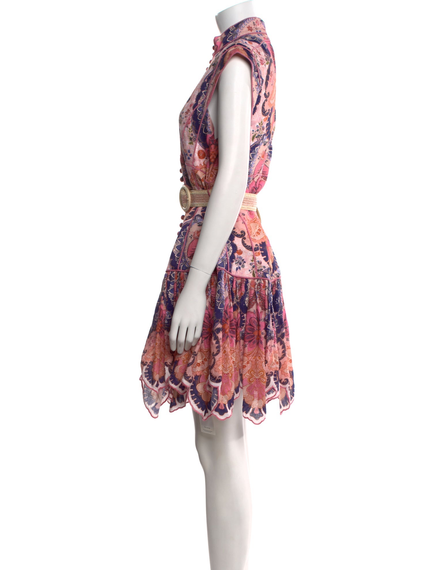 Zimmermann Linen Knee-Length Dress