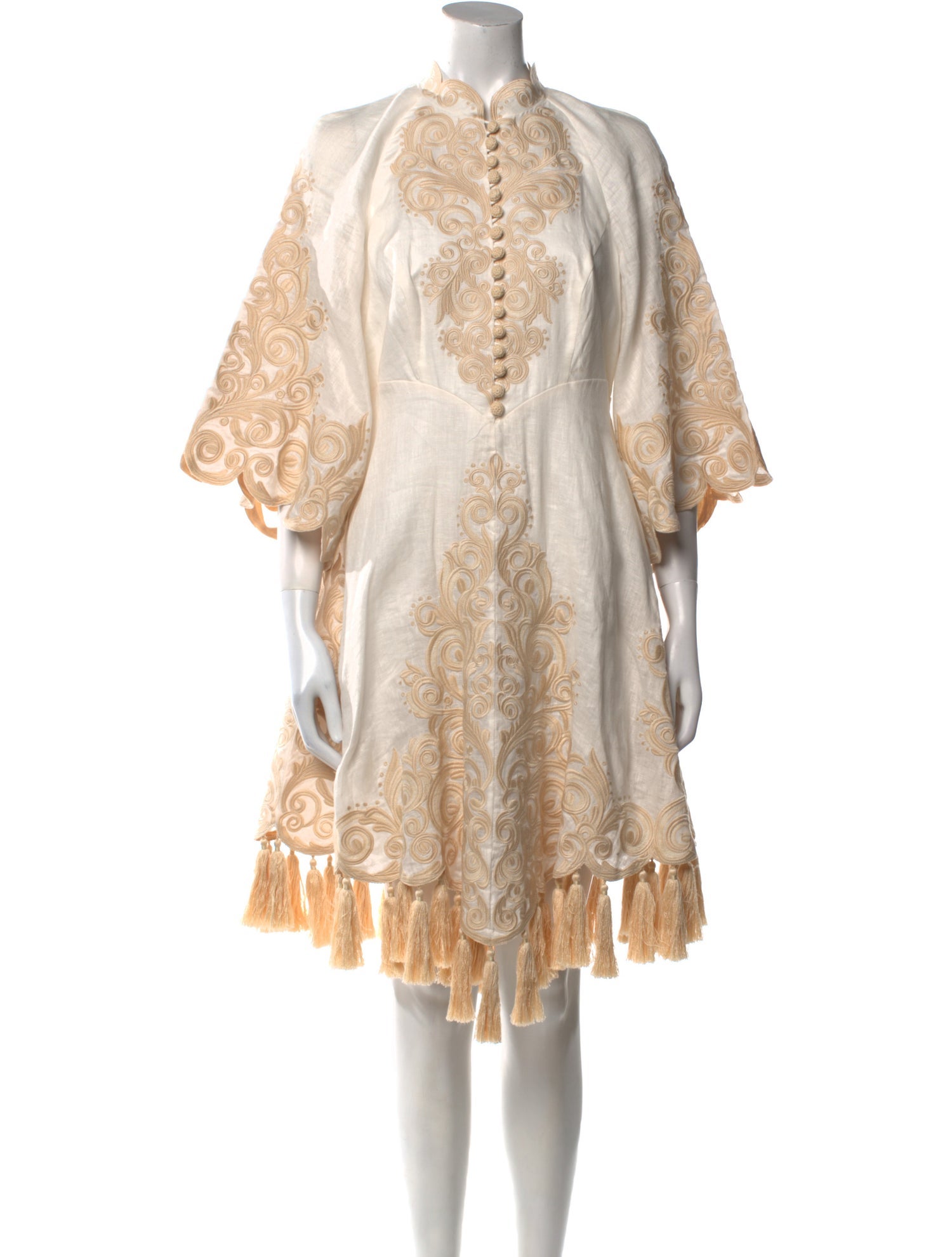 Zimmermann Linen Knee-Length Dress