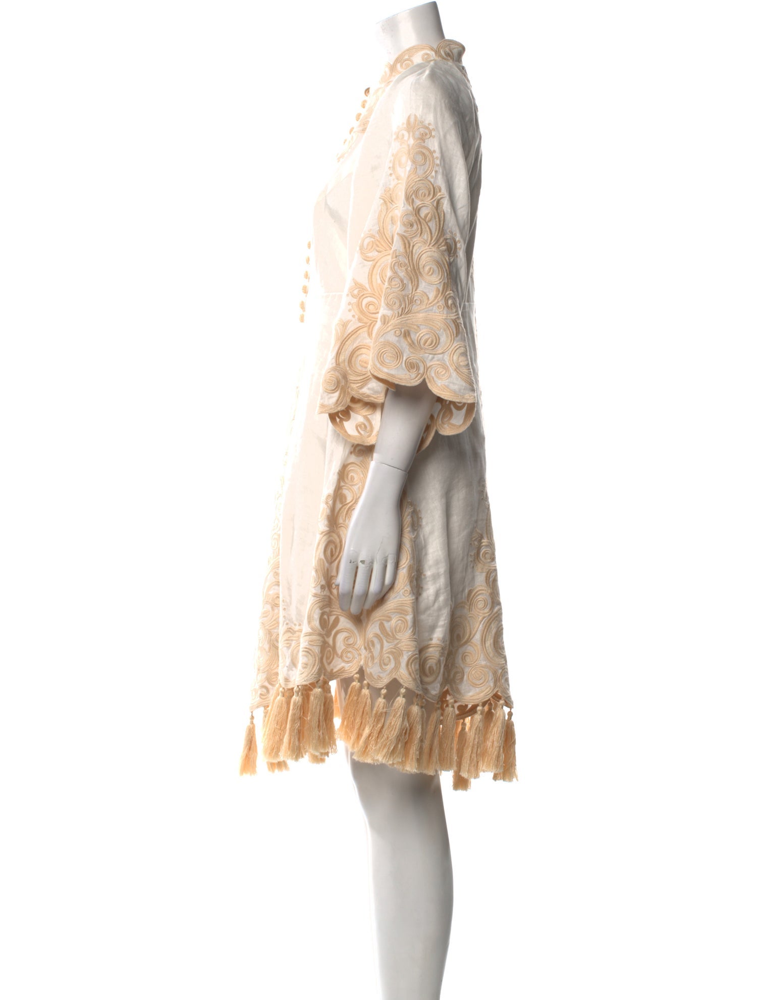 Zimmermann Linen Knee-Length Dress