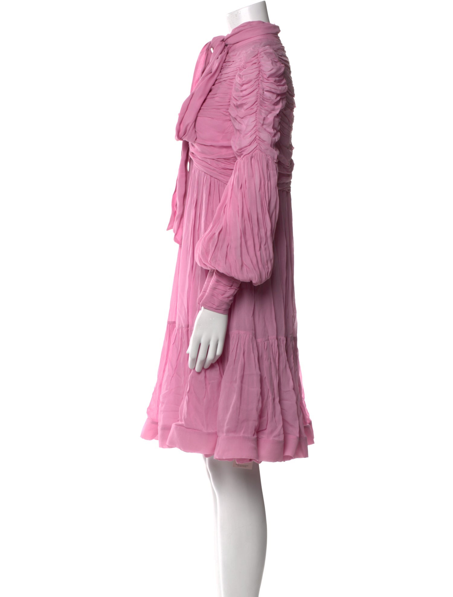 Zimmermann Mock Neck Mini Dress