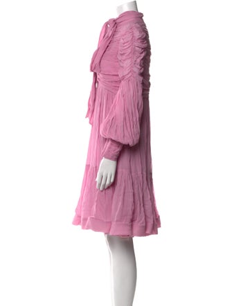 Zimmermann Mock Neck Mini Dress