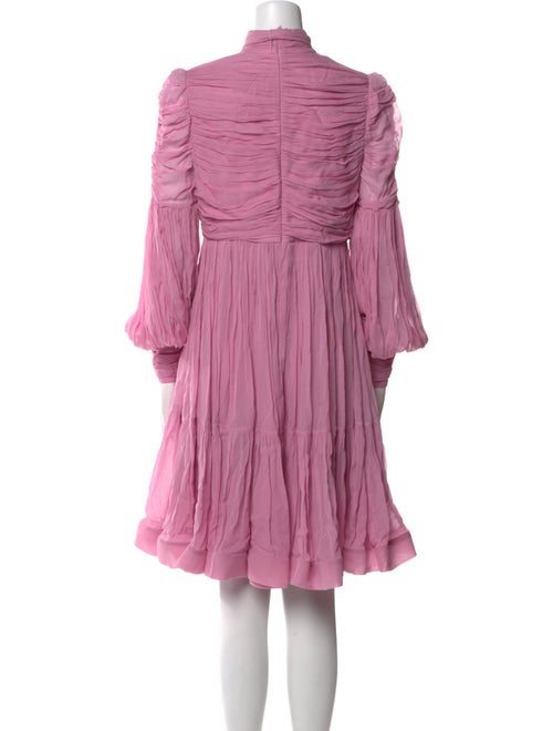 Zimmermann Mock Neck Mini Dress