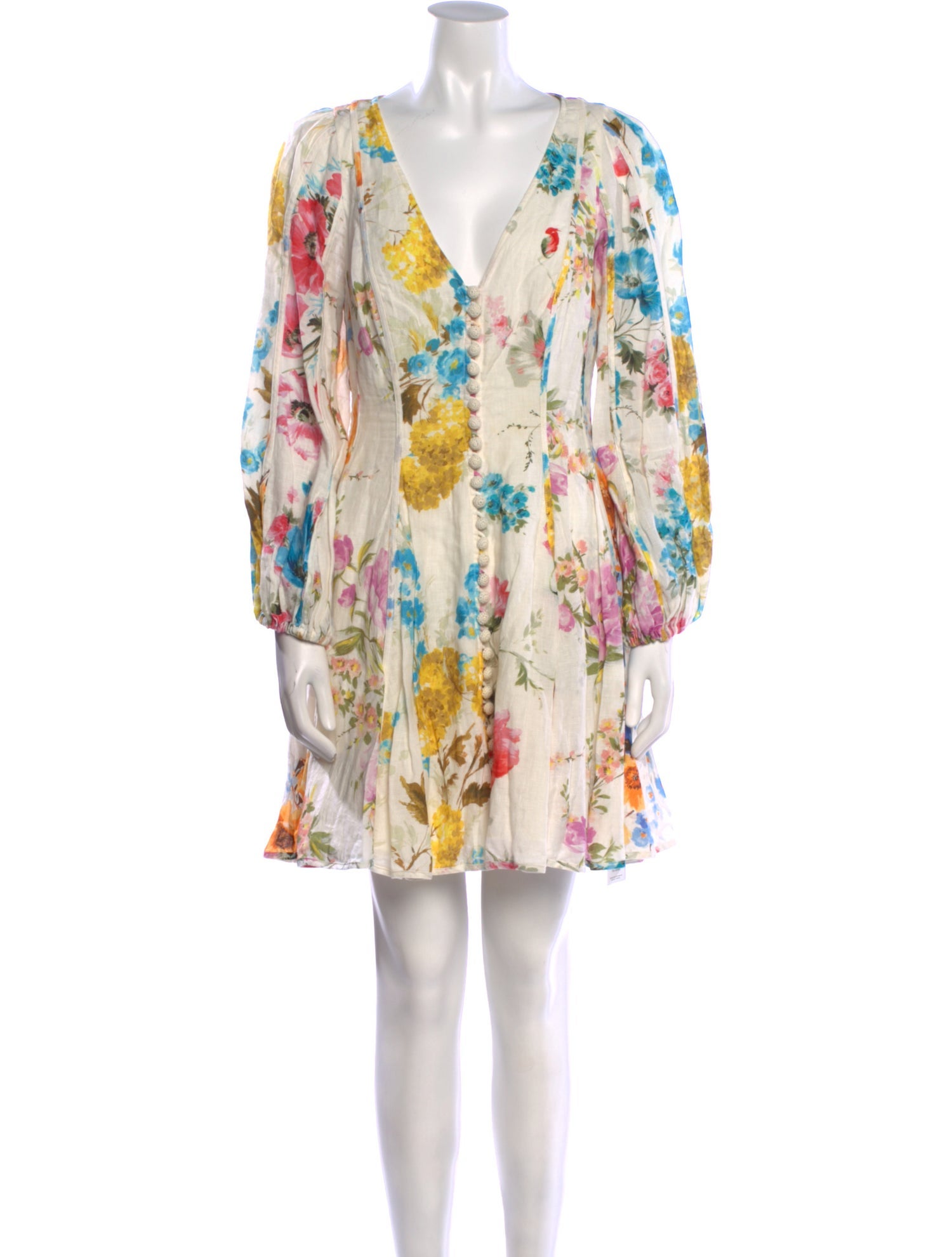 Zimmermann Linen Mini Dress w/ Tags