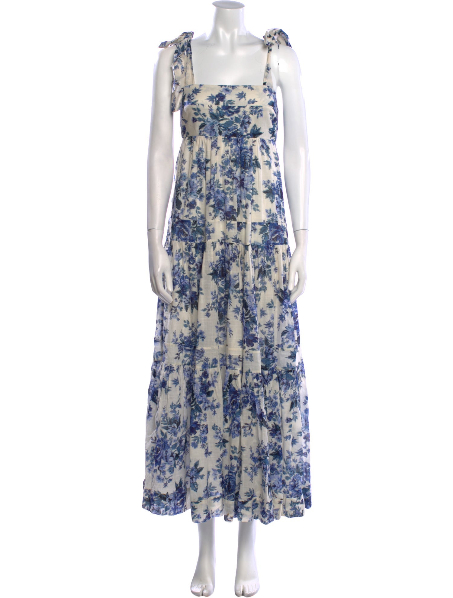 Zimmermann Floral Print Midi Length Dress