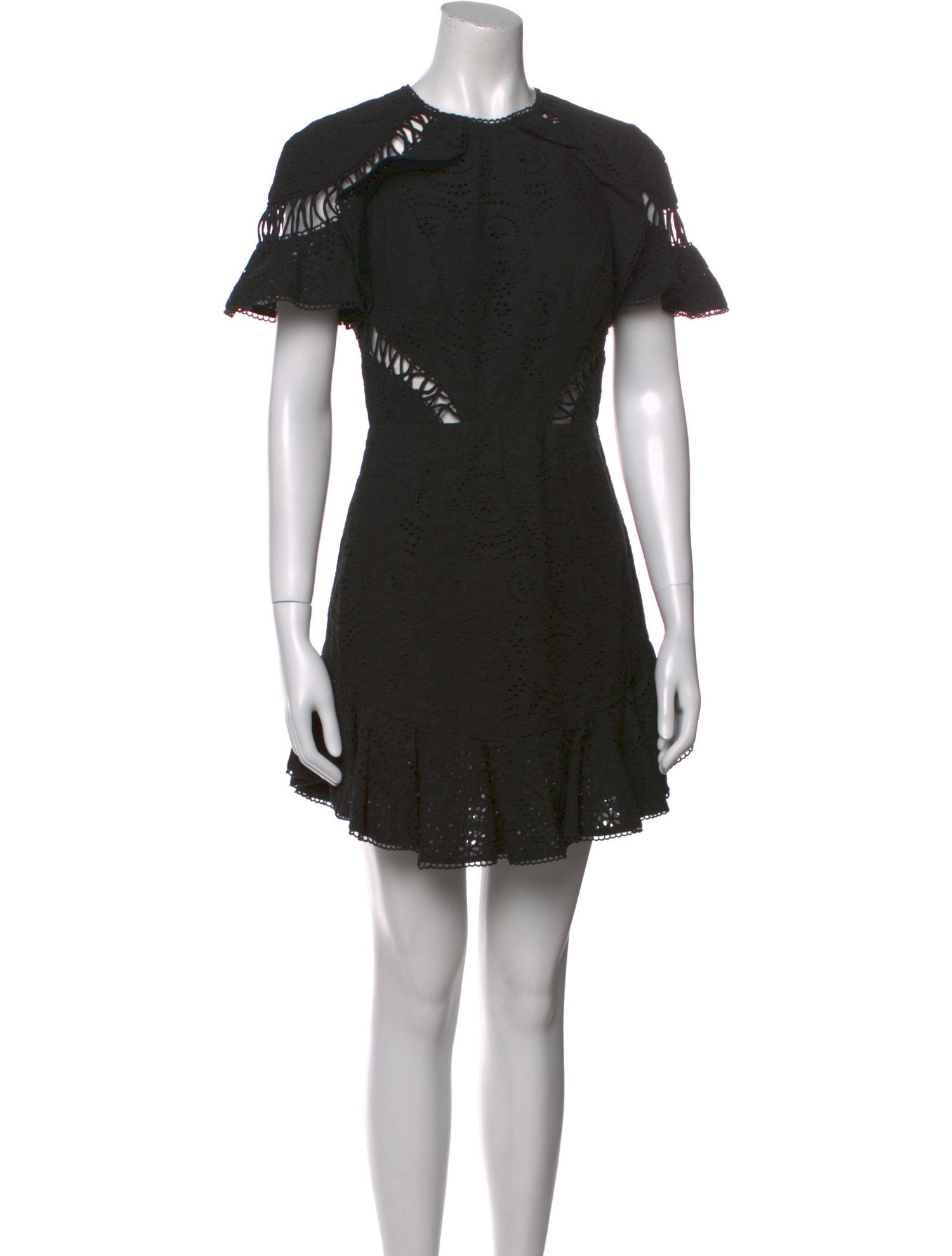 Zimmermann Crew Neck Mini Dress