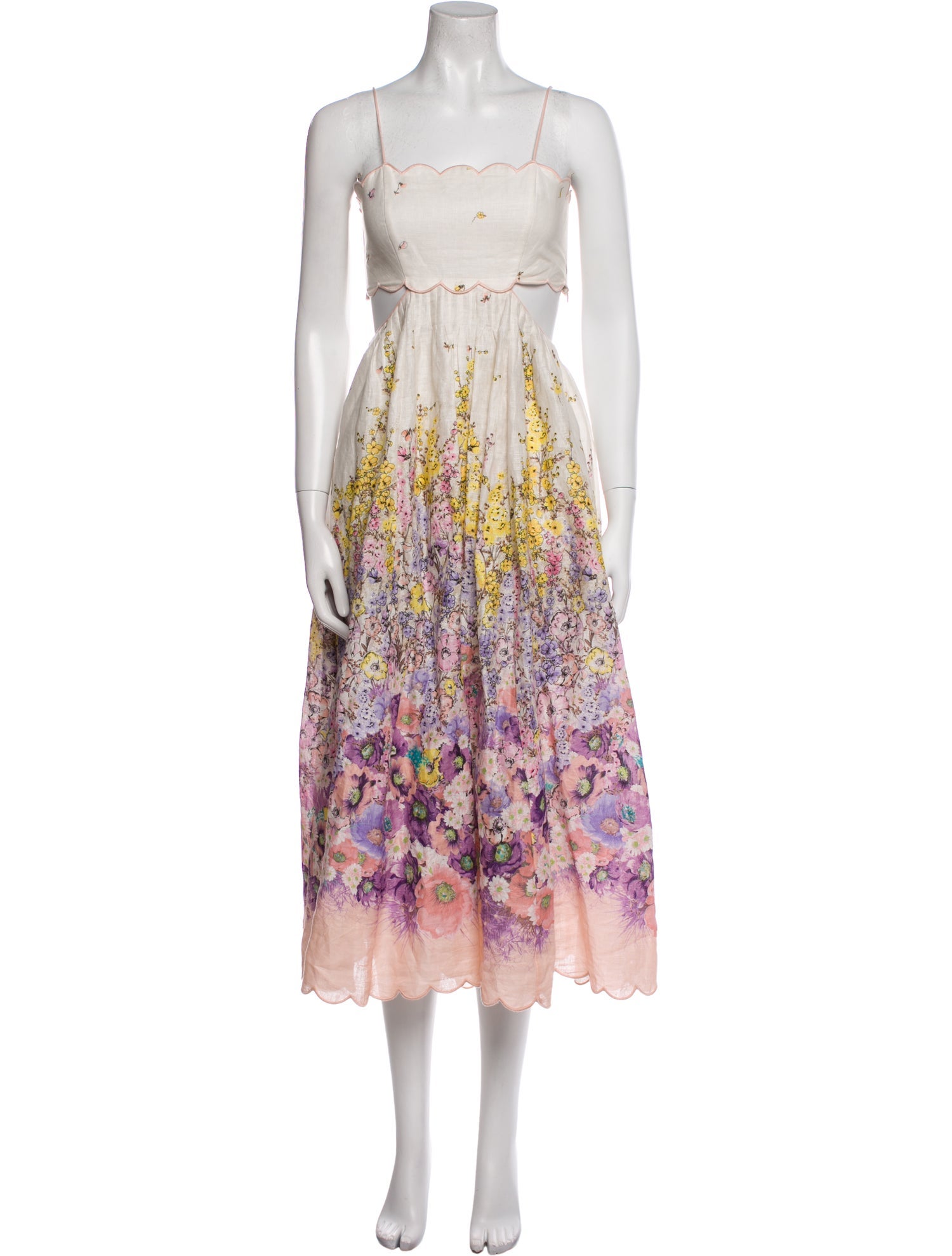 Zimmermann Linen Midi Length Dress