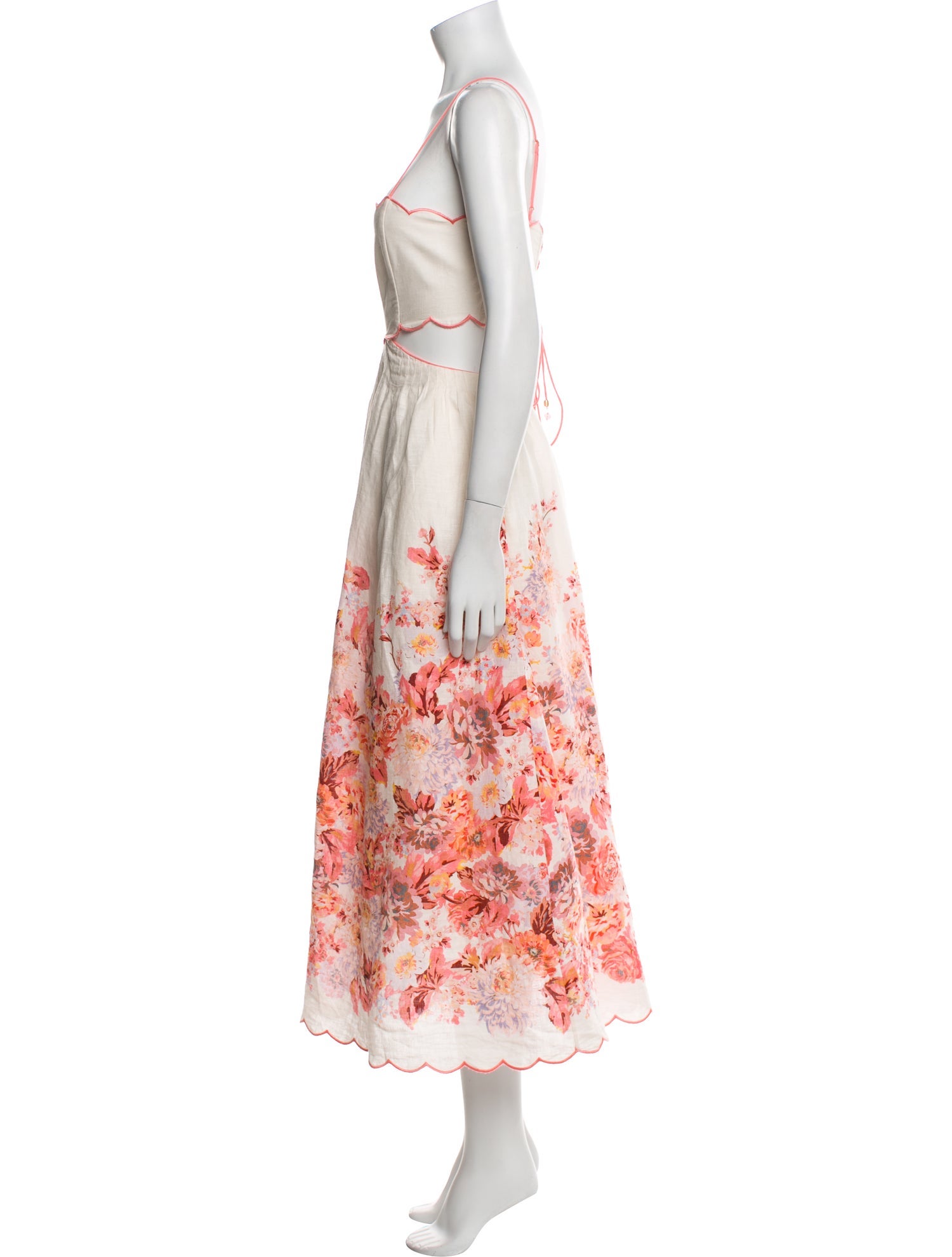 Zimmermann Linen Midi Length Dress