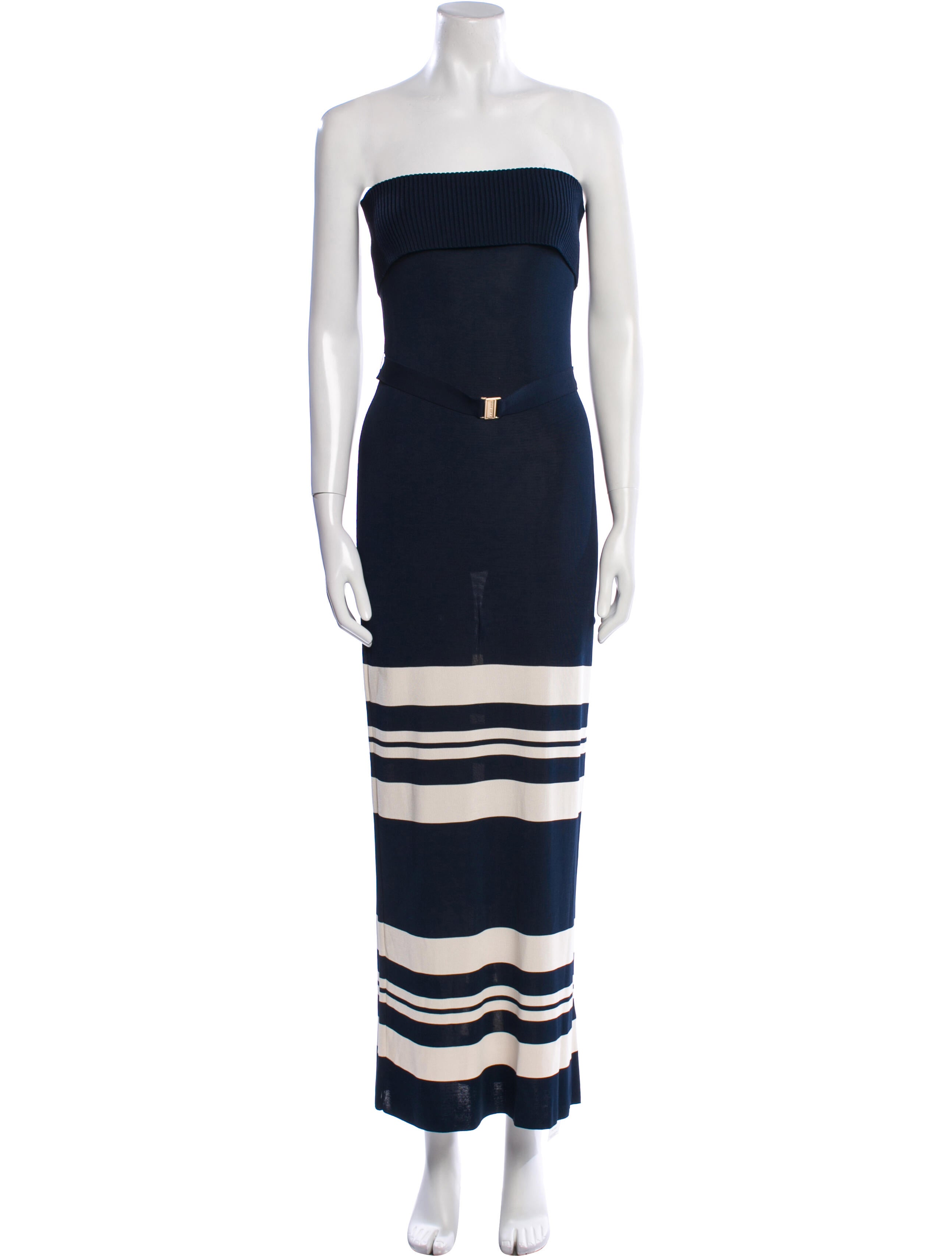 Zimmermann Colorblock Pattern Long Dress