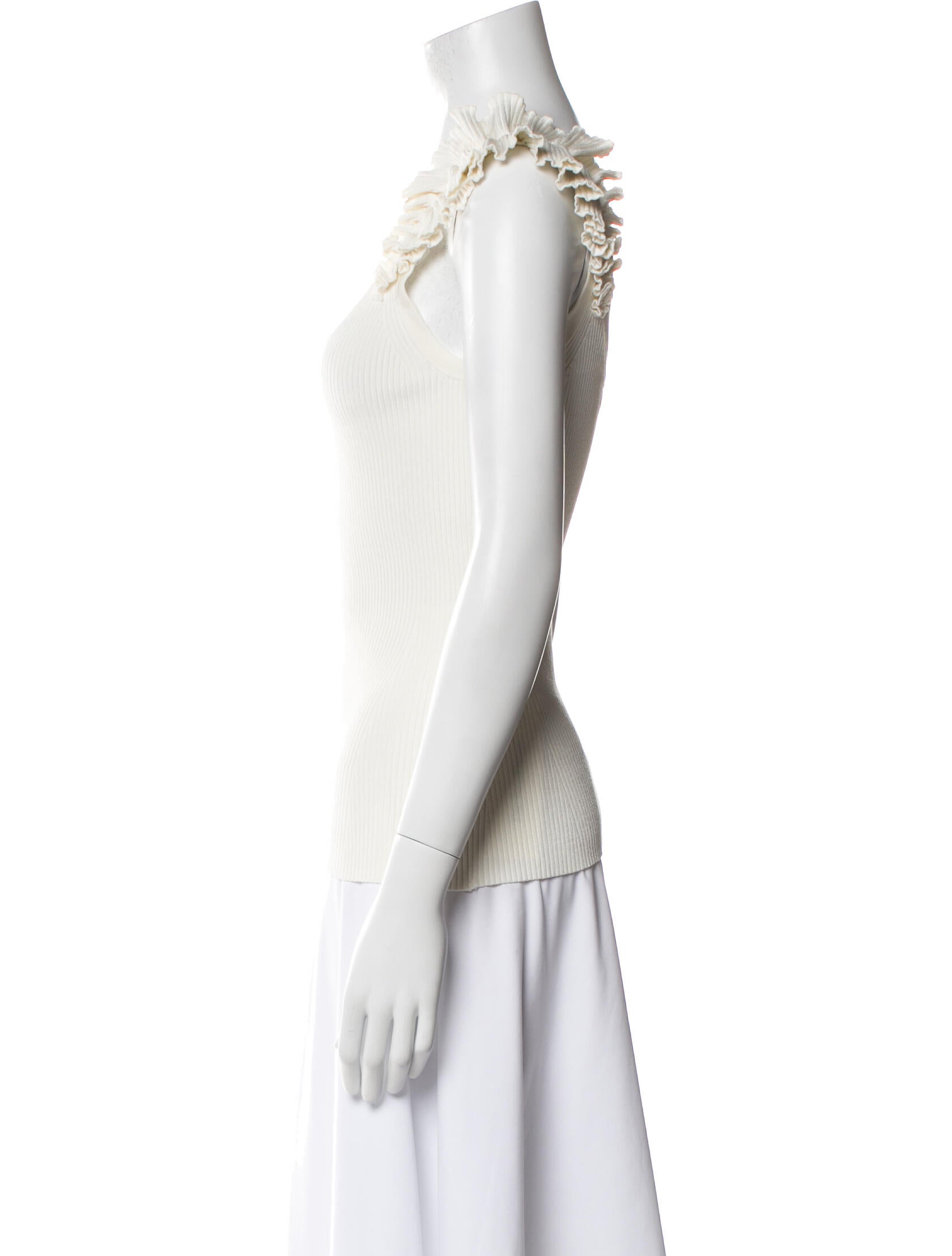 Zimmermann Square Neckline Sleeveless Top