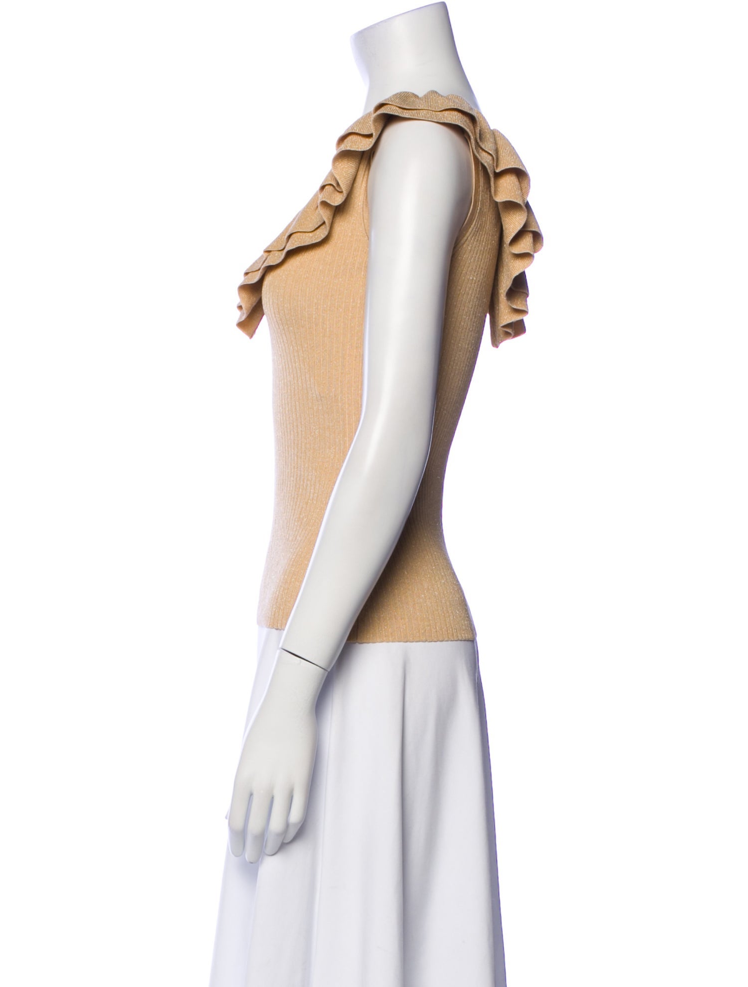 Zimmermann Cowl Neck Sleeveless Top