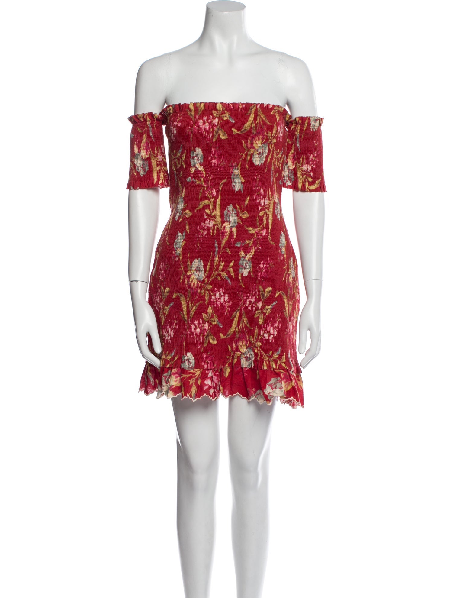 Zimmermann Floral Print Mini Dress
