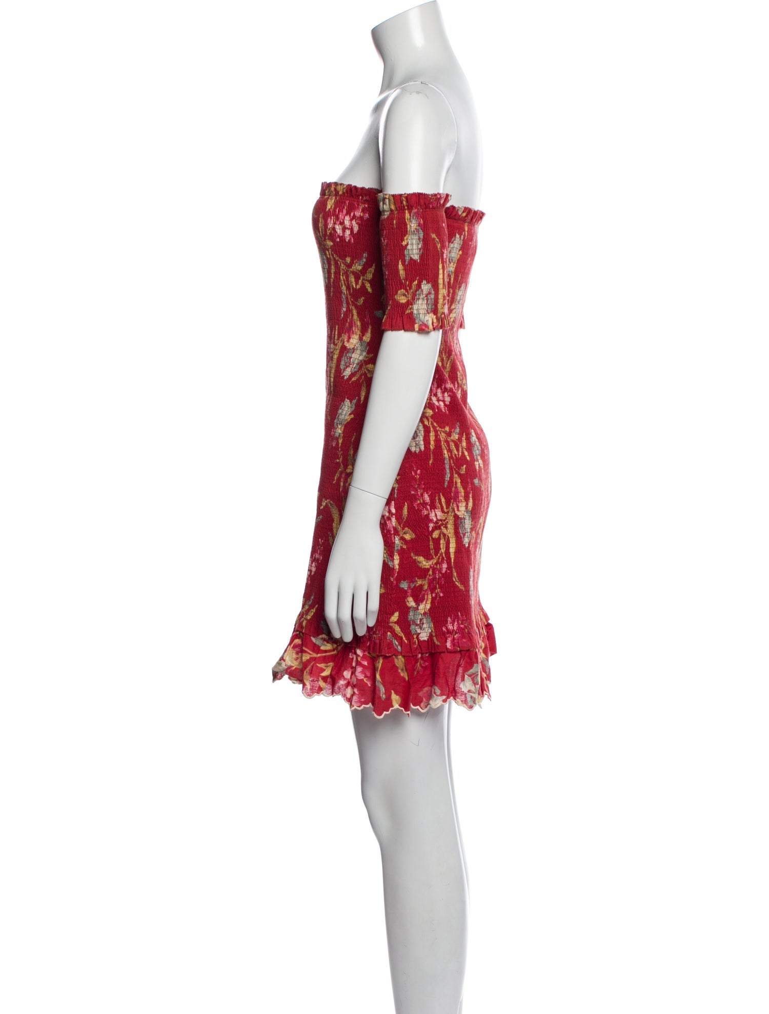 Zimmermann Floral Print Mini Dress