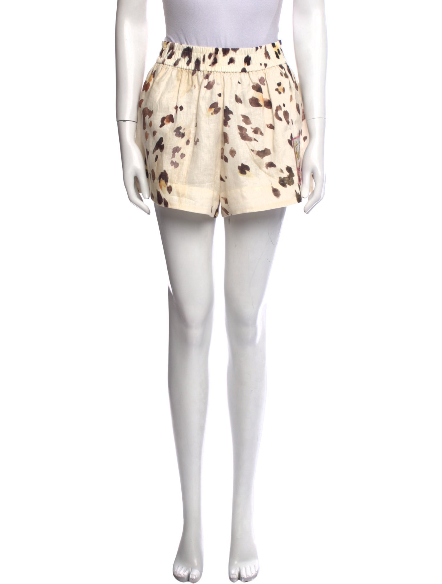 Zimmermann Linen Mini Shorts