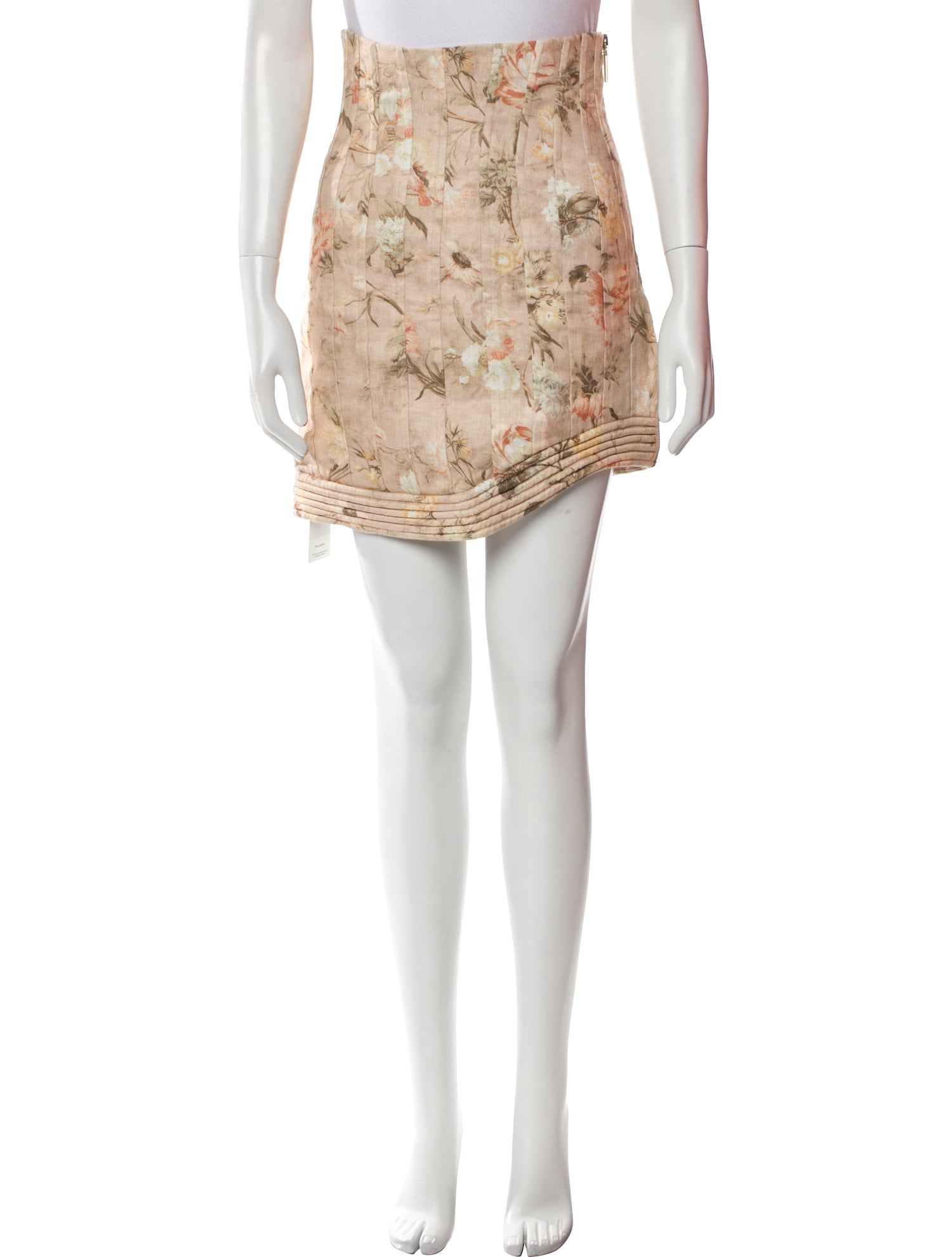 Zimmermann Linen Mini Skirt