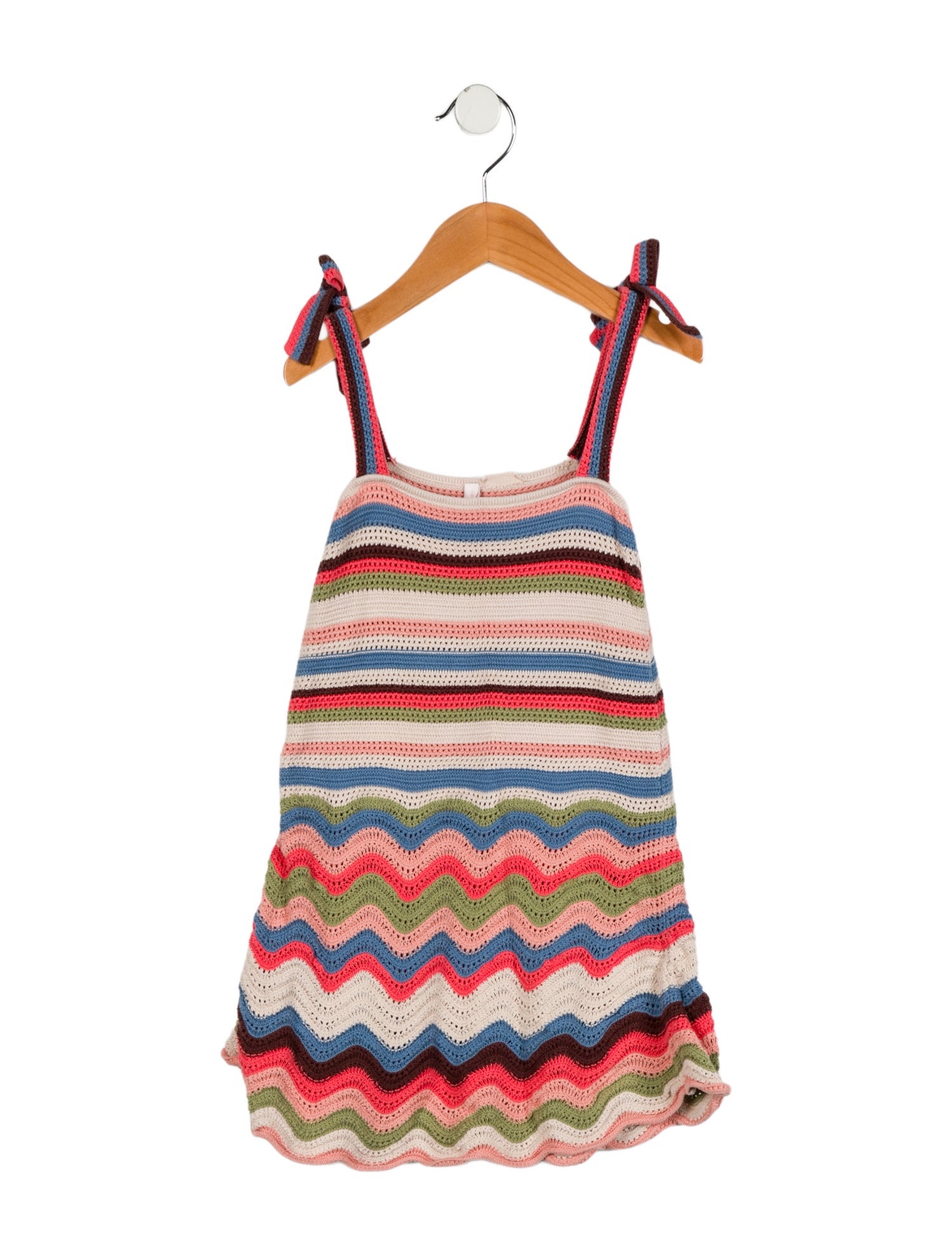 Zimmermann Girls' Crochet Sleeveless Dress