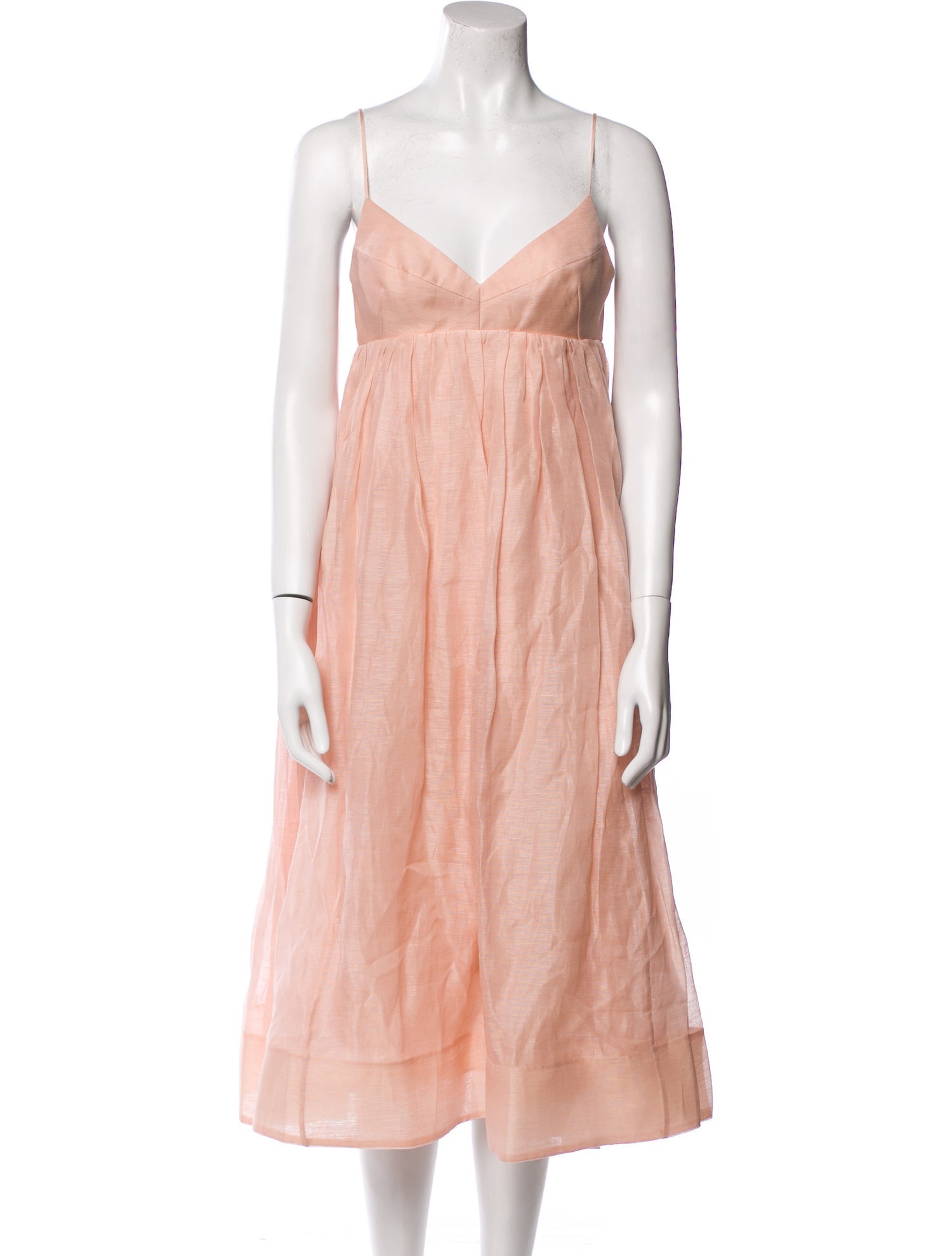 Zimmermann Linen Knee-Length Dress