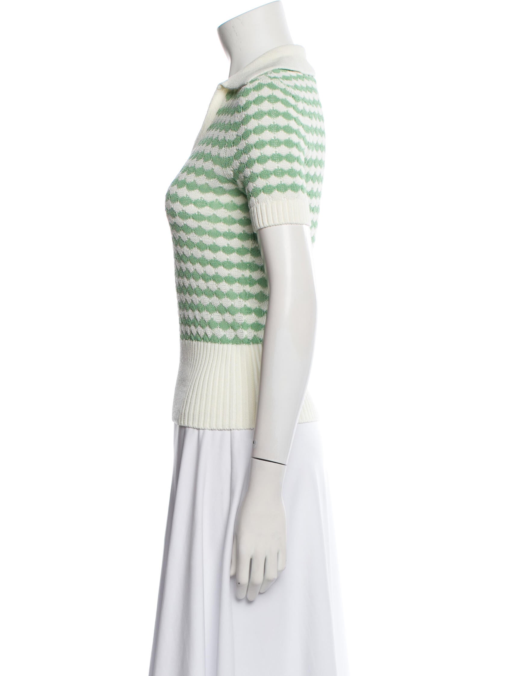 Zimmermann Striped V-Neck Sweater