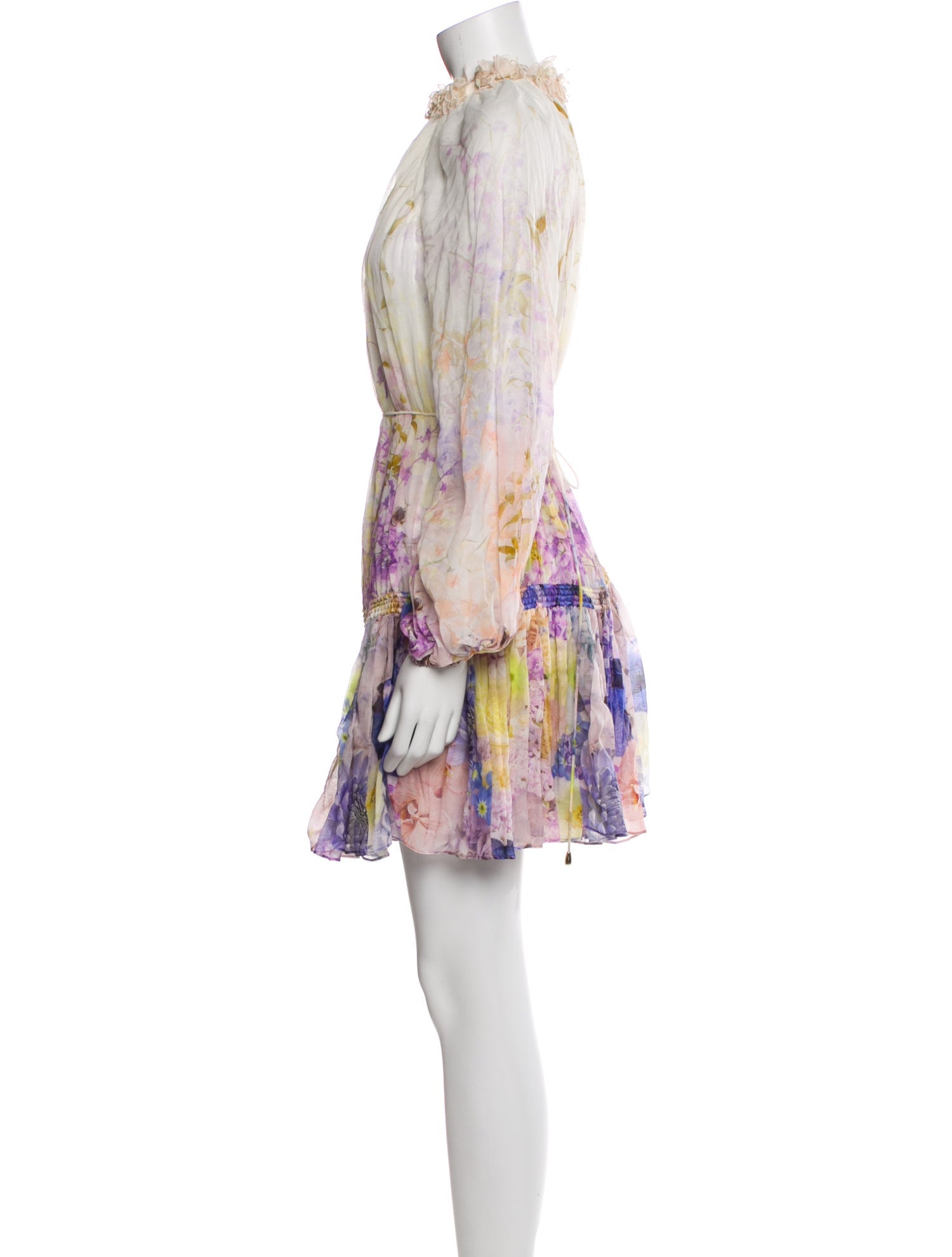 Zimmermann Floral Print Mini Dress